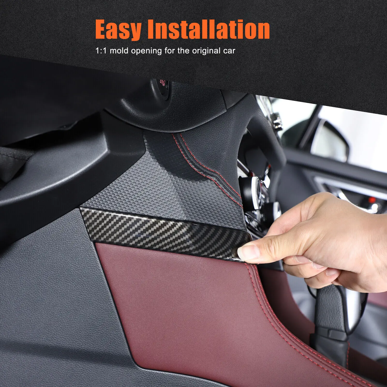 ABS Carbon Car Center Console Air Condition Swtich Side Trim For Subaru Forester 2019-2024 Decorative Cover Accessories
ABS Carbon Car Center Console Air Condition Swtich Side Trim For Subaru Forester 2019-2024 Decorative Cover Accessories