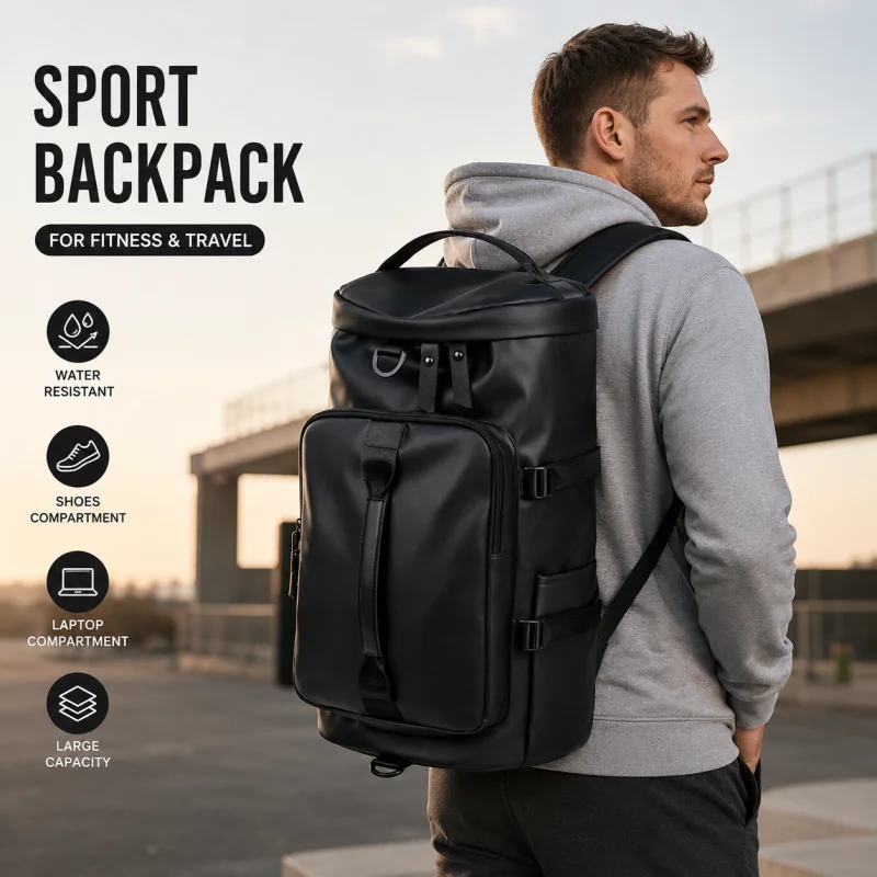 Gym Travel Backpack Versatile PU Leather Bag for Men & Women Casual Outdoor Sports Shoulder Bags Work Fitness Weekender Duffel
Gym Travel Backpack Versatile PU Leather Bag for Men & Women Casual Outdoor Sports Shoulder Bags Work Fitness Weekender Duffel
