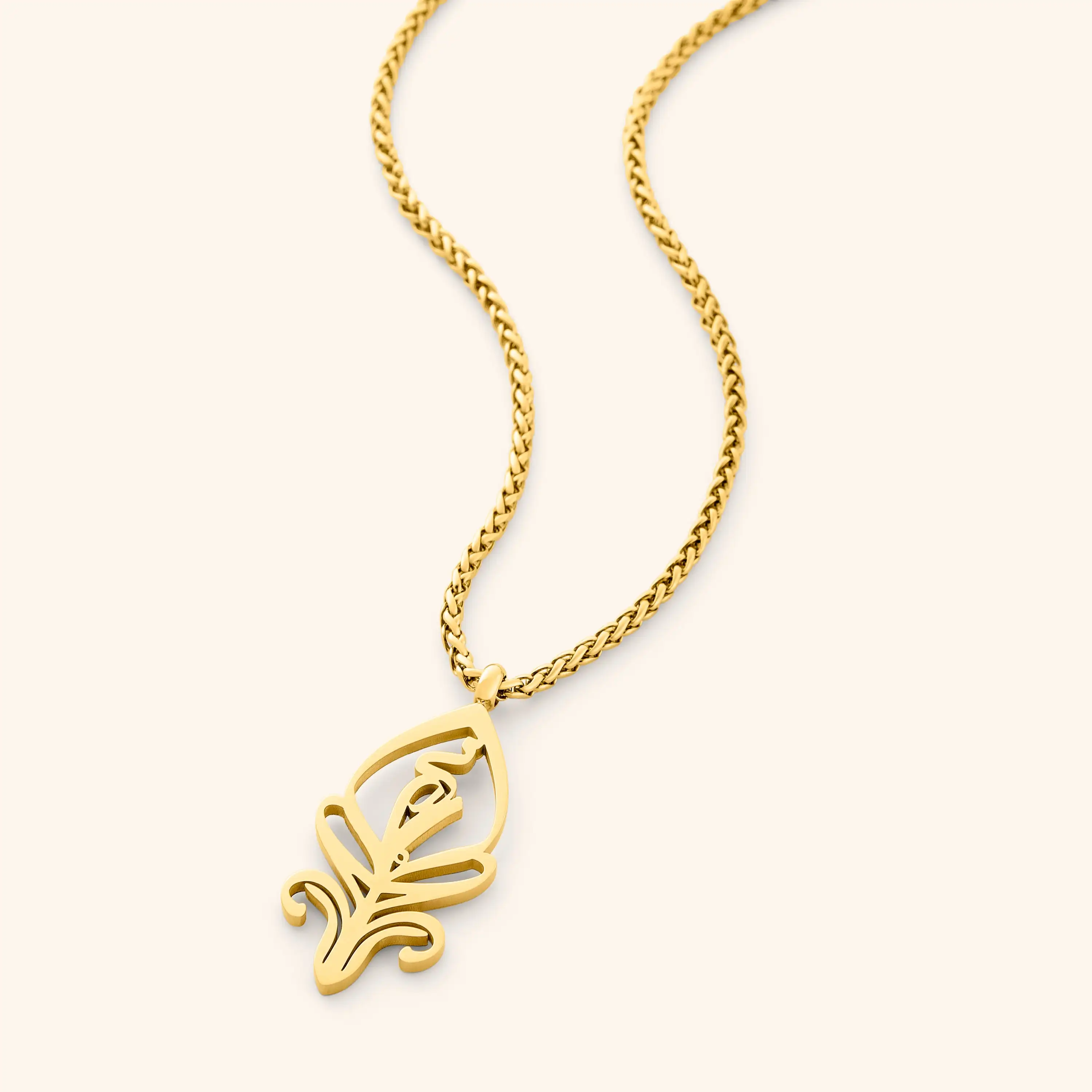 SALAAM (Necklace) - Men 18K Gold-plated Arabic Necklace Gift for Him Eid Gifts Islamic Calligraphy Jewellery Gifts for Husband
SALAAM (Necklace) - Men 18K Gold-plated Arabic Necklace Gift for Him Eid Gifts Islamic Calligraphy Jewellery Gifts for Husband