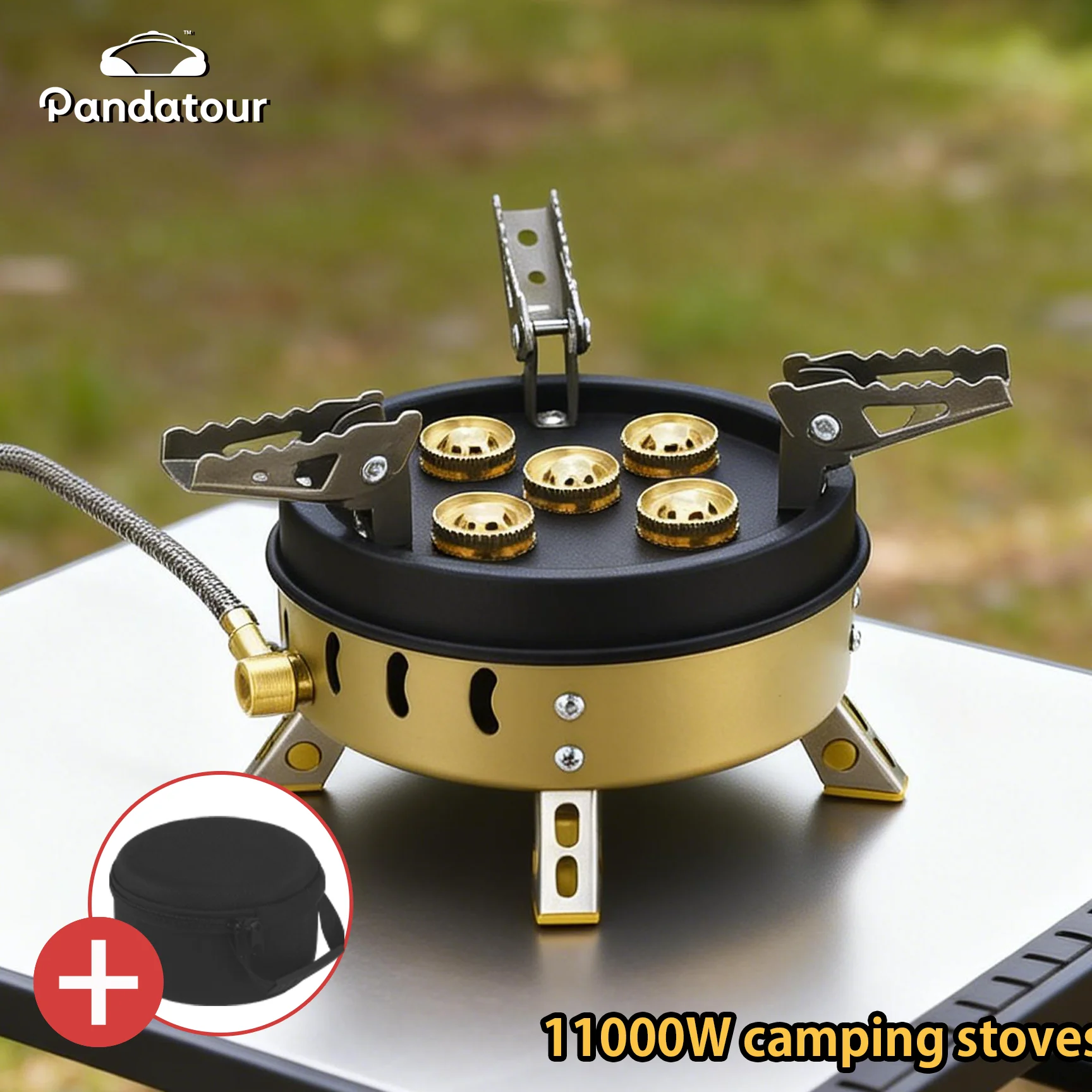 Pandatour Outdoor Camping Portable Burner Picnic Gas Stove High Power Cassette Stove Camping Windproof Folding Gas Stoves
Pandatour Outdoor Camping Portable Burner Picnic Gas Stove High Power Cassette Stove Camping Windproof Folding Gas Stoves
