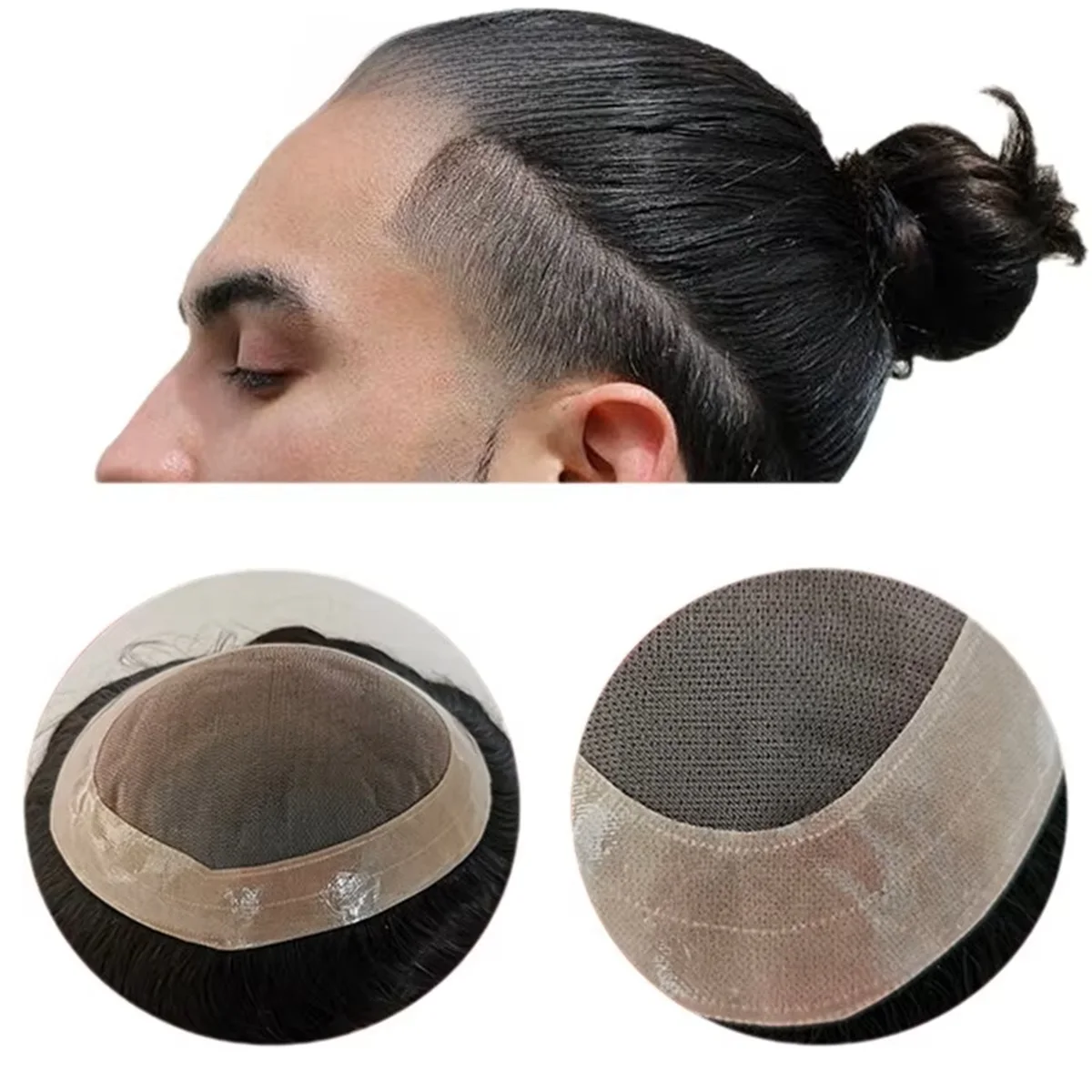 Fine Mono Men's Toupee Real Human Hair Durable Hair Replacement System Realistic Hair Prosthetic for Men Breathable Base 8x10"
Fine Mono Men's Toupee Real Human Hair Durable Hair Replacement System Realistic Hair Prosthetic for Men Breathable Base 8x10"