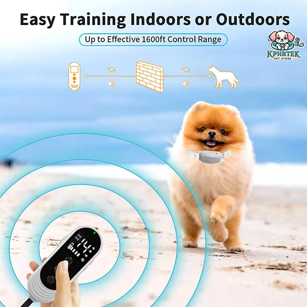 500M Range Remote Control Electric Shock Dog Collar Trainer Stop Barking Device Rechargeable And Waterproof Facilities
500M Range Remote Control Electric Shock Dog Collar Trainer Stop Barking Device Rechargeable And Waterproof Facilities