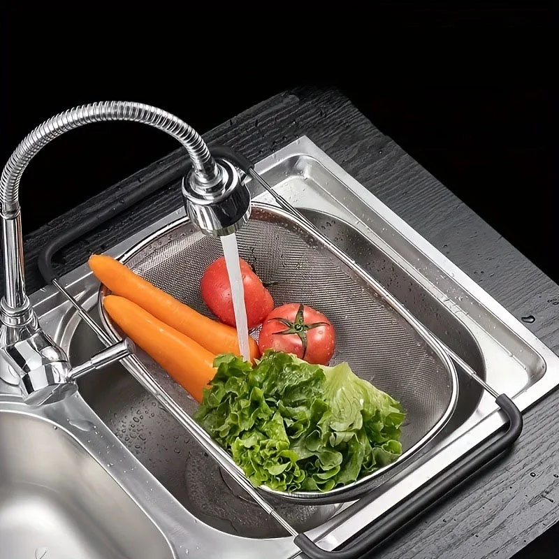 Кухонные аксессуары Сливная раковина Фильтр для кухонной мойки Корзина для овощей из нержавеющей стали Многофункциональный телескопический фильтр
Кухонные аксессуары Сливная раковина Фильтр для кухонной мойки Корзина для овощей из нержавеющей стали Многофункциональный телескопический фильтр