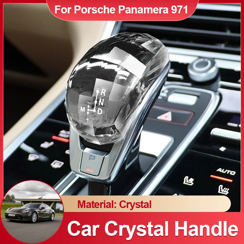 Real Car Crystal Gear Shift Head Decoration Cover Interior Shift Lever Modification Accessories for Porsche Panamera 971 2022
Real Car Crystal Gear Shift Head Decoration Cover Interior Shift Lever Modification Accessories for Porsche Panamera 971 2022