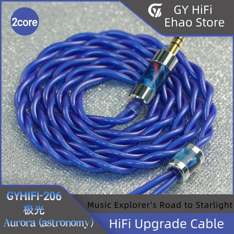 GY HiFi-206 Aurora (astronomy) 2-ядерный обновленный кабель IEM 3,5/2,5/4,4 мм mmcx/2pin/ie900/n5005 для F1 Dioko Kai D13
GY HiFi-206 Aurora (astronomy) 2-ядерный обновленный кабель IEM 3,5/2,5/4,4 мм mmcx/2pin/ie900/n5005 для F1 Dioko Kai D13