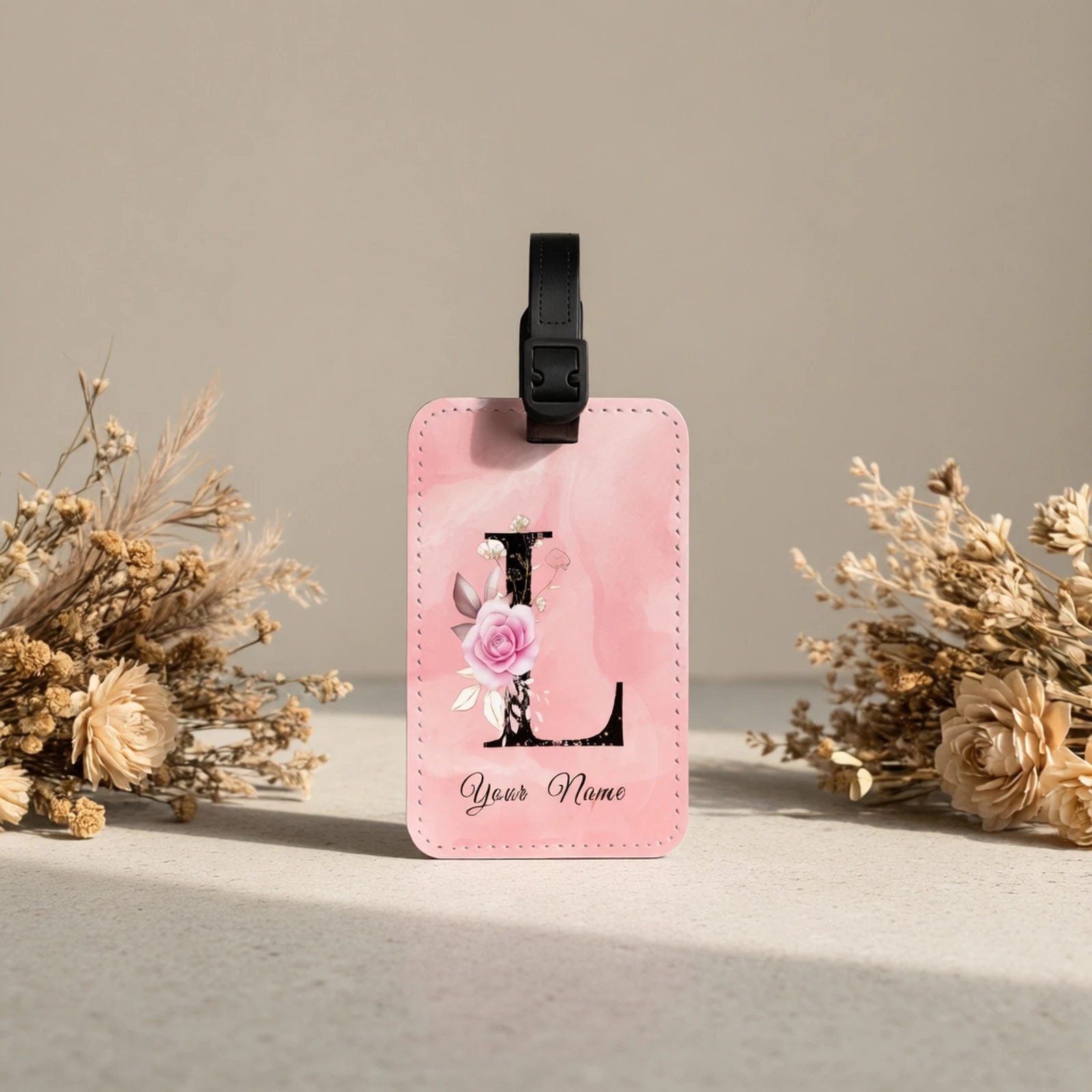 A of Personalized Custom Creative Flower Letter Pink Name Text Luggage Tags, Travel Cruise Suitcase Tags
A of Personalized Custom Creative Flower Letter Pink Name Text Luggage Tags, Travel Cruise Suitcase Tags