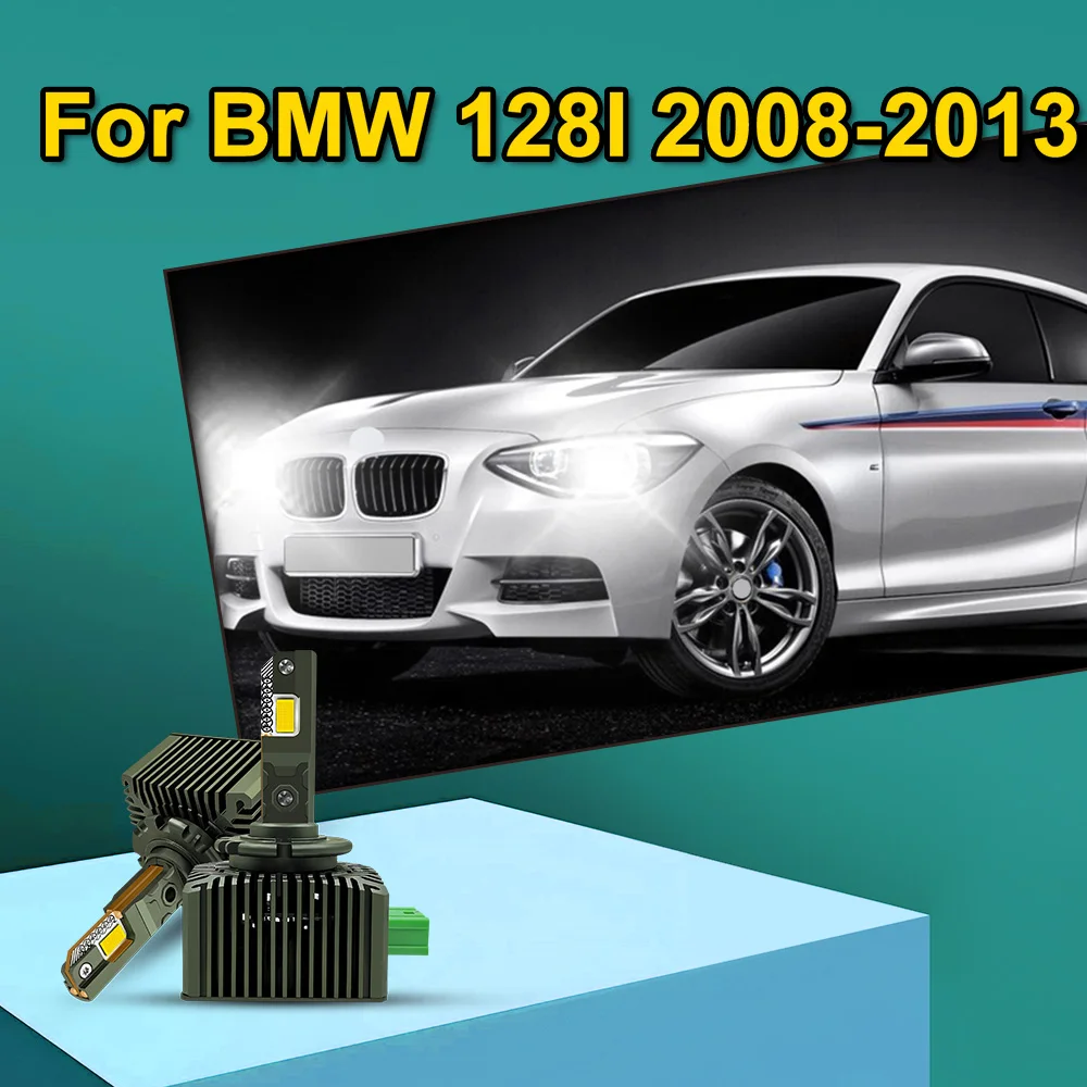 2x HID To LED Headlight Bulbs For BMW 128I 2008 2009 2010 2011 2012 2013 Plug-N-Play Canbus D1S D1R Super Brightness 30000LM 12V
2x HID To LED Headlight Bulbs For BMW 128I 2008 2009 2010 2011 2012 2013 Plug-N-Play Canbus D1S D1R Super Brightness 30000LM 12V