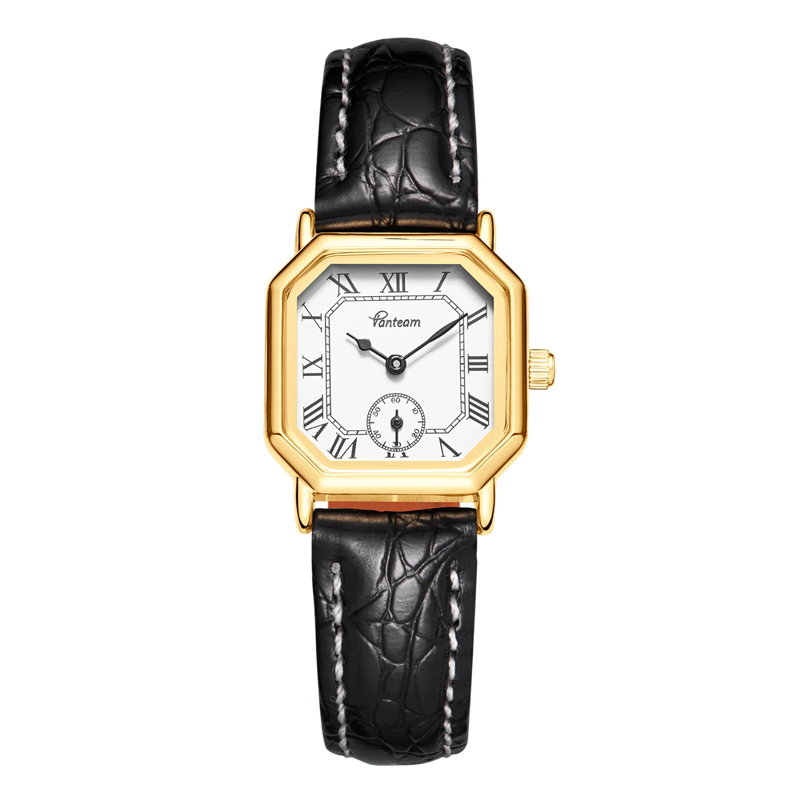 Vanteam Classic Roman Numerals Watches for Woman Quartz Wristwatch Luxury Ladies Clock Gold Case Shaped Elegant BlackLeather
Vanteam Classic Roman Numerals Watches for Woman Quartz Wristwatch Luxury Ladies Clock Gold Case Shaped Elegant BlackLeather