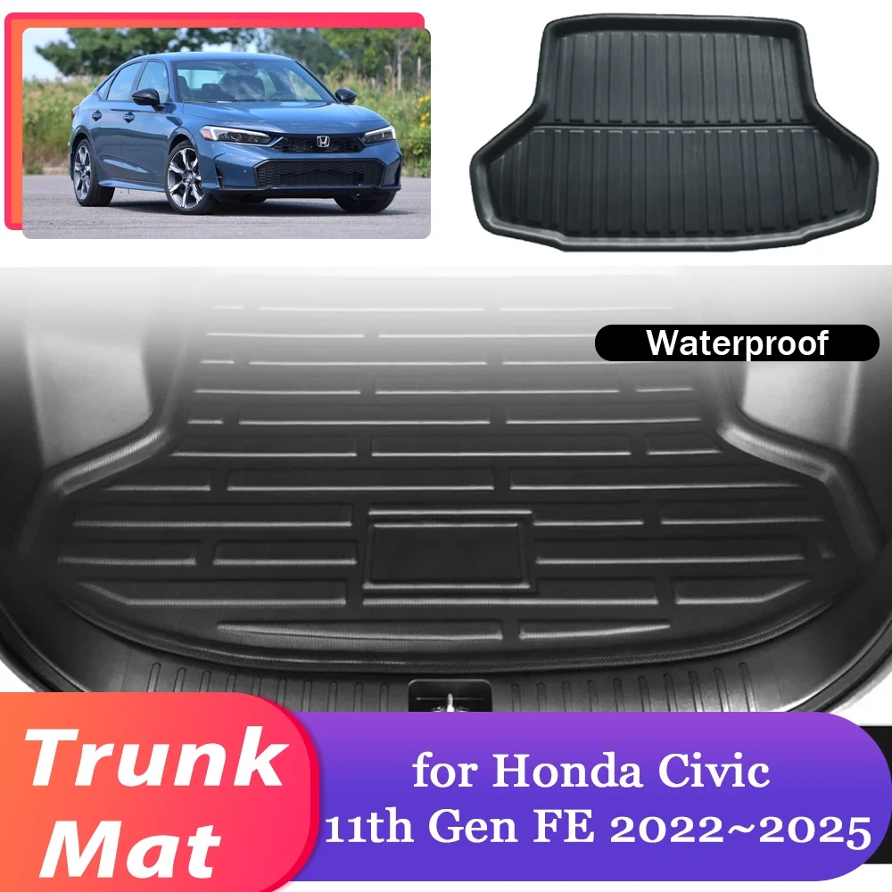 Car Trunk Mat for Honda Civic 11th Gen FE 2022~2025 Luggage Rug Tray Waterproof Cargo Boot Pad Liner Carpet Cover Accessories
Car Trunk Mat for Honda Civic 11th Gen FE 2022~2025 Luggage Rug Tray Waterproof Cargo Boot Pad Liner Carpet Cover Accessories