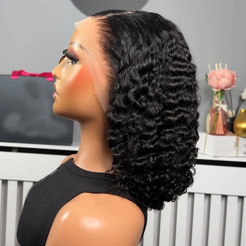 Deep Wave BOB Wig Human Hair 13x4 HD Curly BOB Lace Front Wigs Human Hair Pre Plucked Short Curly Frontal BOB Wigs For Black Women Wet And Wavy 12 14 16 Inch
Deep Wave BOB Wig Human Hair 13x4 HD Curly BOB Lace Front Wigs Human Hair Pre Plucked Short Curly Frontal BOB Wigs For Black Women Wet And Wavy 12 14 16 Inch