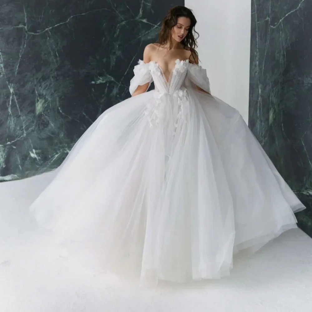JEHETH Elegant Backless Wedding Dress Ball Gown V-neck Bridal Dress Floor-Length BOHO Long Sleeve High Slit Vestidos De Novia
JEHETH Elegant Backless Wedding Dress Ball Gown V-neck Bridal Dress Floor-Length BOHO Long Sleeve High Slit Vestidos De Novia