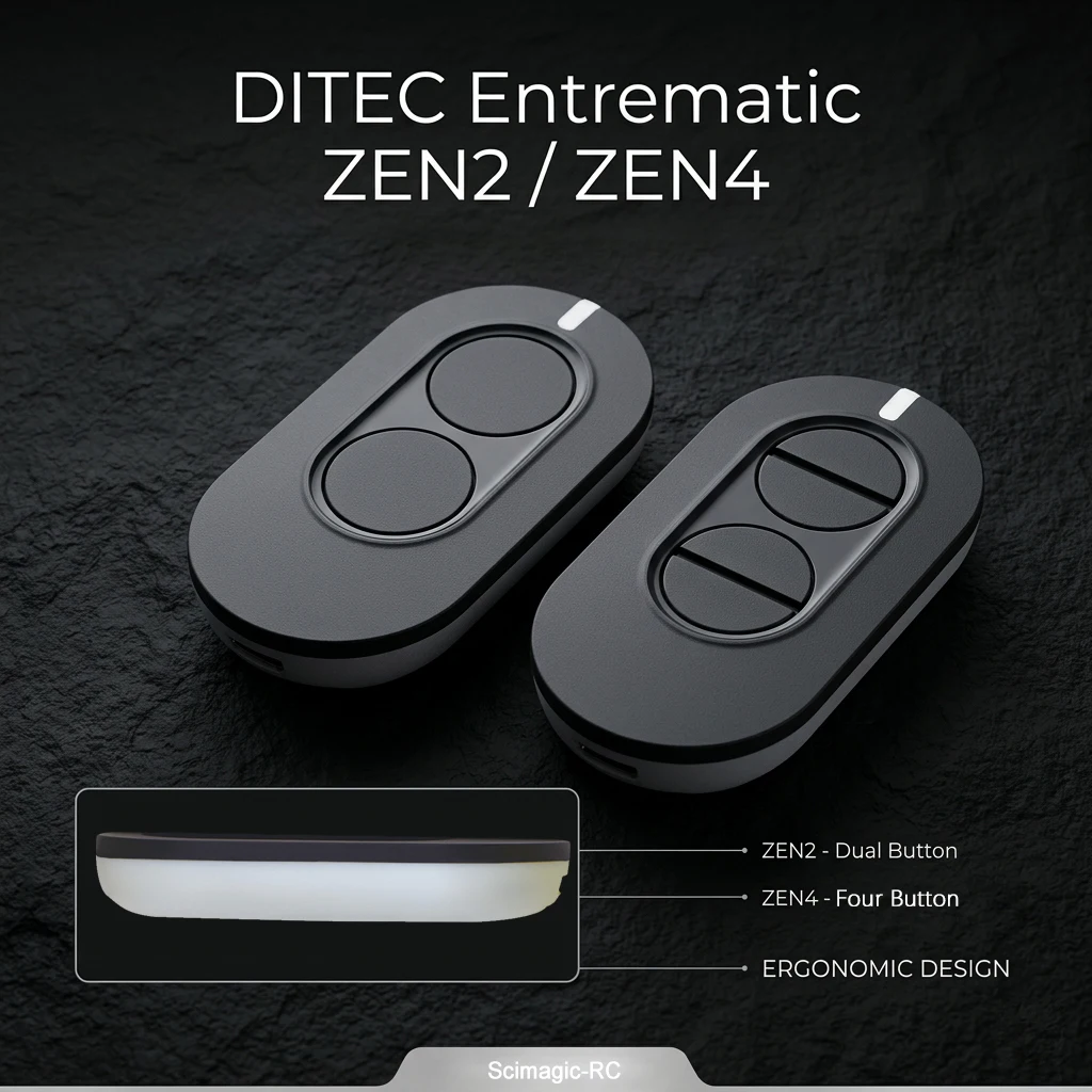 DITEC Entrematic ZEN2 ZEN4 ZEN2W ZEN4W 433.92MHz Rolling Code DITEC GOL4 BIXLG4 BIXLP2 BIXLS2 Garage Remote Control Gate Opener
DITEC Entrematic ZEN2 ZEN4 ZEN2W ZEN4W 433.92MHz Rolling Code DITEC GOL4 BIXLG4 BIXLP2 BIXLS2 Garage Remote Control Gate Opener