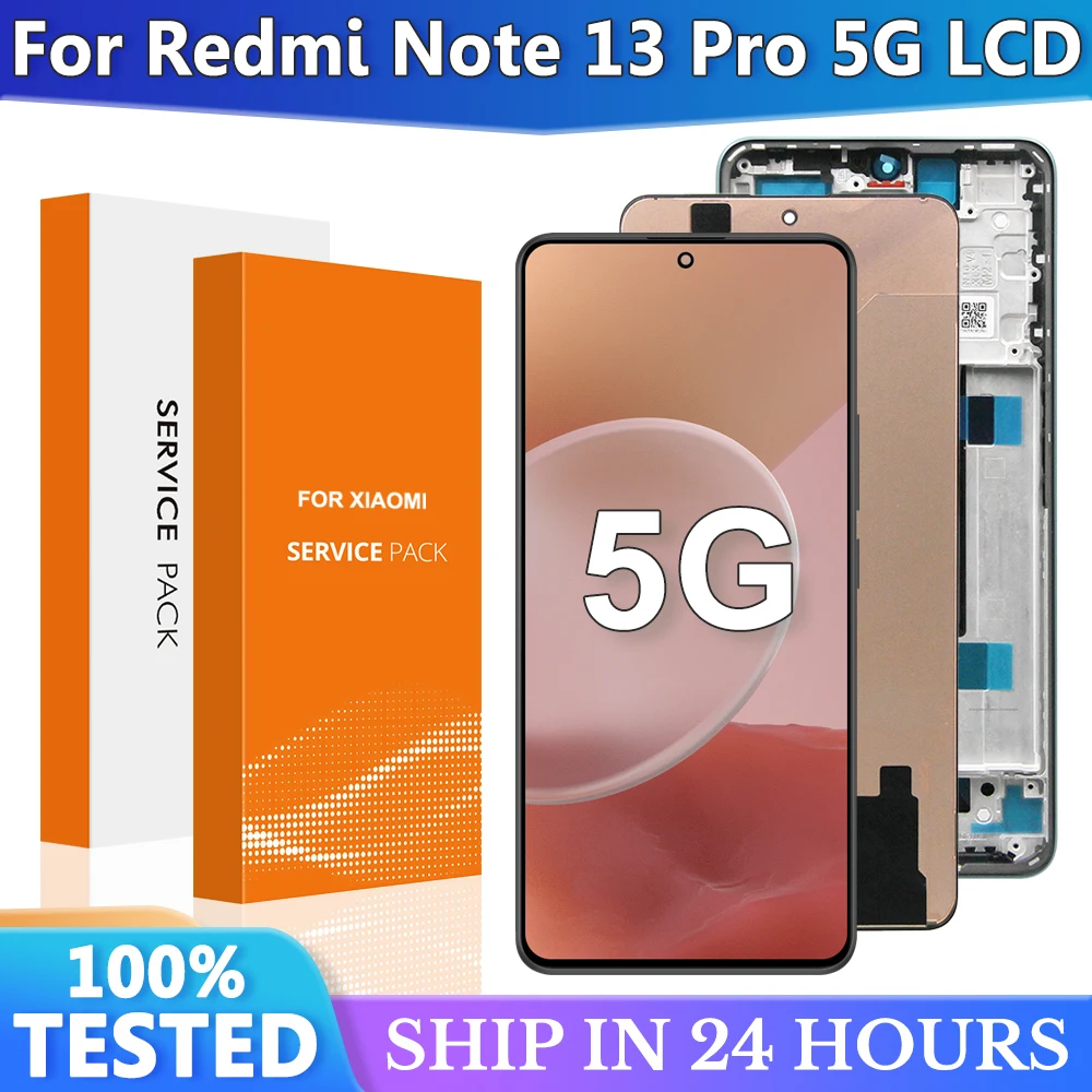 6,67-дюймовый экран для Xiaomi Redmi Note 13 Pro 2312DRA50C, ЖК-дисплей, цифровой сенсорный экран для Redmi Note 13 Pro, 5G, дисплей в сборе
6,67-дюймовый экран для Xiaomi Redmi Note 13 Pro 2312DRA50C, ЖК-дисплей, цифровой сенсорный экран для Redmi Note 13 Pro, 5G, дисплей в сборе