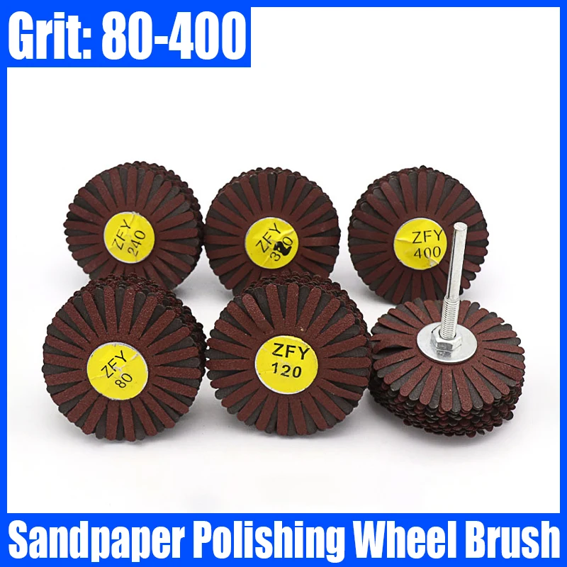 1PCS 80-400 Grit Sandpaper Burnishing Polishing Wheel Brush Emery Cloth Abrasive Grinding Wheel Brush Sandpaper Polishing Tools
1PCS 80-400 Grit Sandpaper Burnishing Polishing Wheel Brush Emery Cloth Abrasive Grinding Wheel Brush Sandpaper Polishing Tools