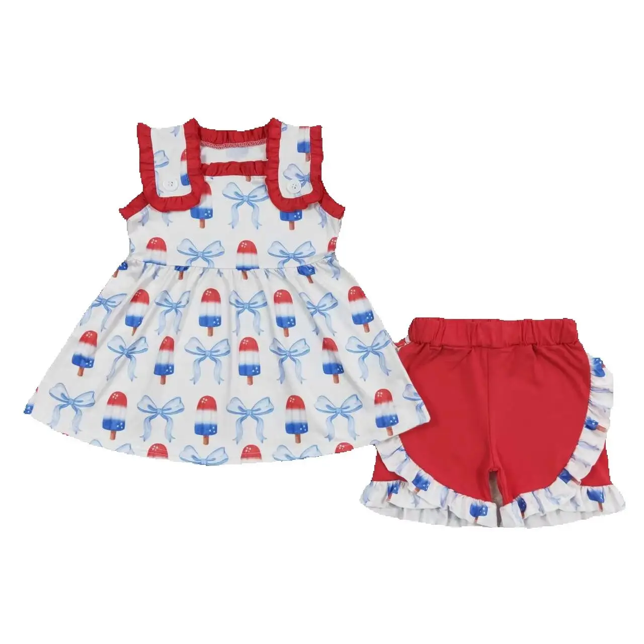 3.07 GSSO1152 July 4Th Toddler Girls Clothes Short Sleeve Top With Shorts Set Kids Summer Boutique Outfits
3.07 GSSO1152 July 4Th Toddler Girls Clothes Short Sleeve Top With Shorts Set Kids Summer Boutique Outfits