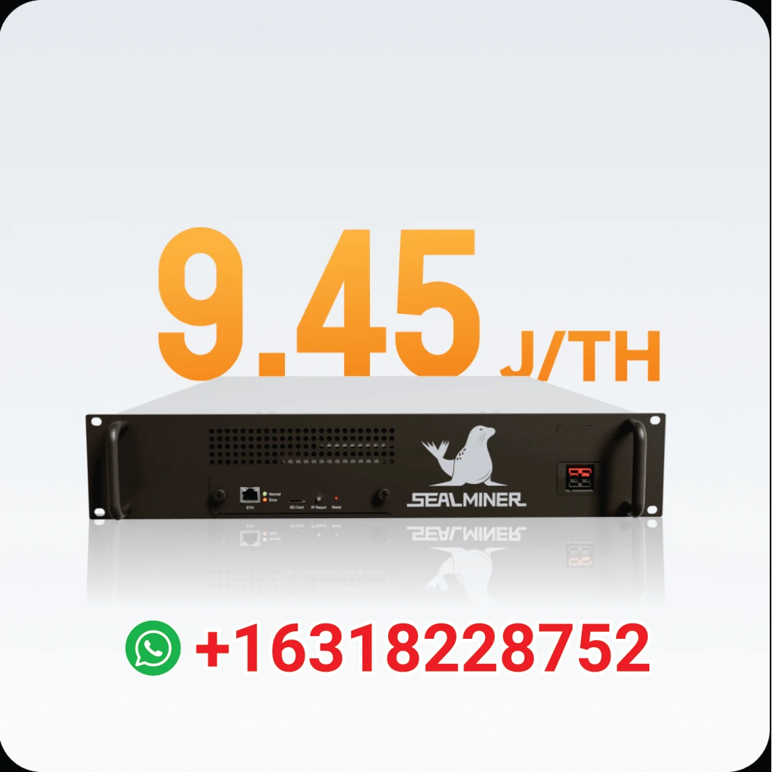 SH | Hot Deal Free Shipment Bitdeer SealMiner A2 Pro Hydro (500TH)
SH | Hot Deal Free Shipment Bitdeer SealMiner A2 Pro Hydro (500TH)
