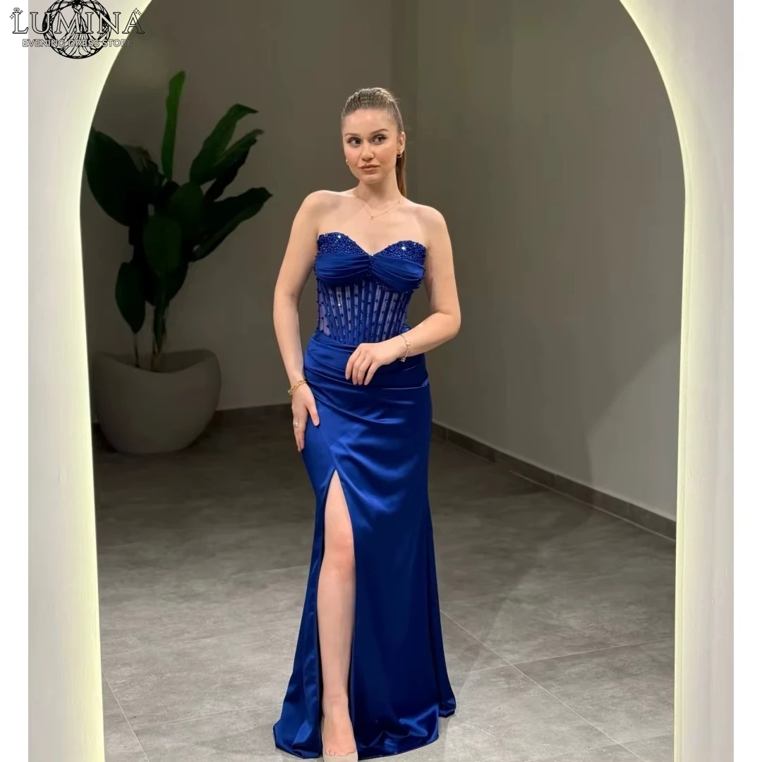 Lumina A Word Corset Dress 2026 Woman Ball Gown Luxury Dress Satin Elegant Gala Evening Dresses for Special Occasions Lapel Prom
Lumina A Word Corset Dress 2026 Woman Ball Gown Luxury Dress Satin Elegant Gala Evening Dresses for Special Occasions Lapel Prom