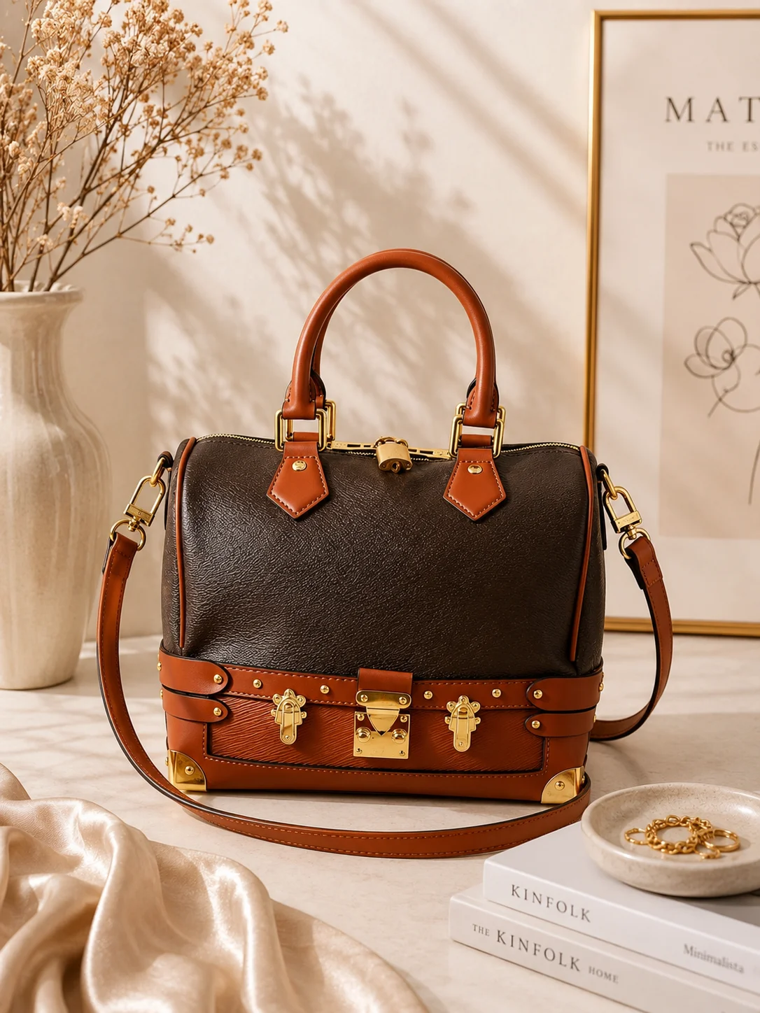 New Luxury Women'S Bag 24X22X12CM Travel Large Capacity Portable Designer Inspired Handbag With Shoulder Strap No Box
New Luxury Women'S Bag 24X22X12CM Travel Large Capacity Portable Designer Inspired Handbag With Shoulder Strap No Box