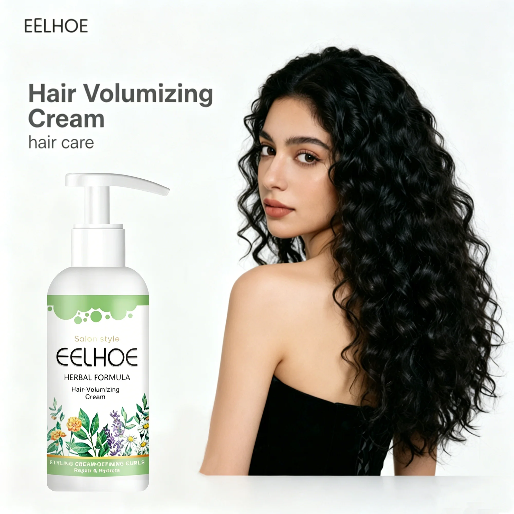 EELHOE Curly Hair Styling Cream Moisturizing Smoothing Elastic Shine Easy Styling For Daily Hair Beauty Care
EELHOE Curly Hair Styling Cream Moisturizing Smoothing Elastic Shine Easy Styling For Daily Hair Beauty Care