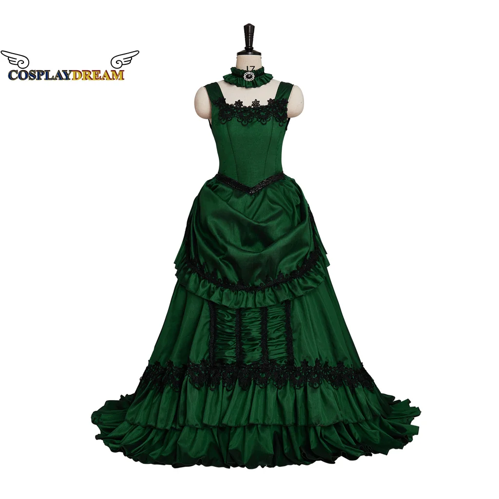 Interview with the Vampire Cosplay Costume Madeline Baroque Dress Classical Vintage Ball Gown Gothic Women Green Sleeveless Dres
Interview with the Vampire Cosplay Costume Madeline Baroque Dress Classical Vintage Ball Gown Gothic Women Green Sleeveless Dres