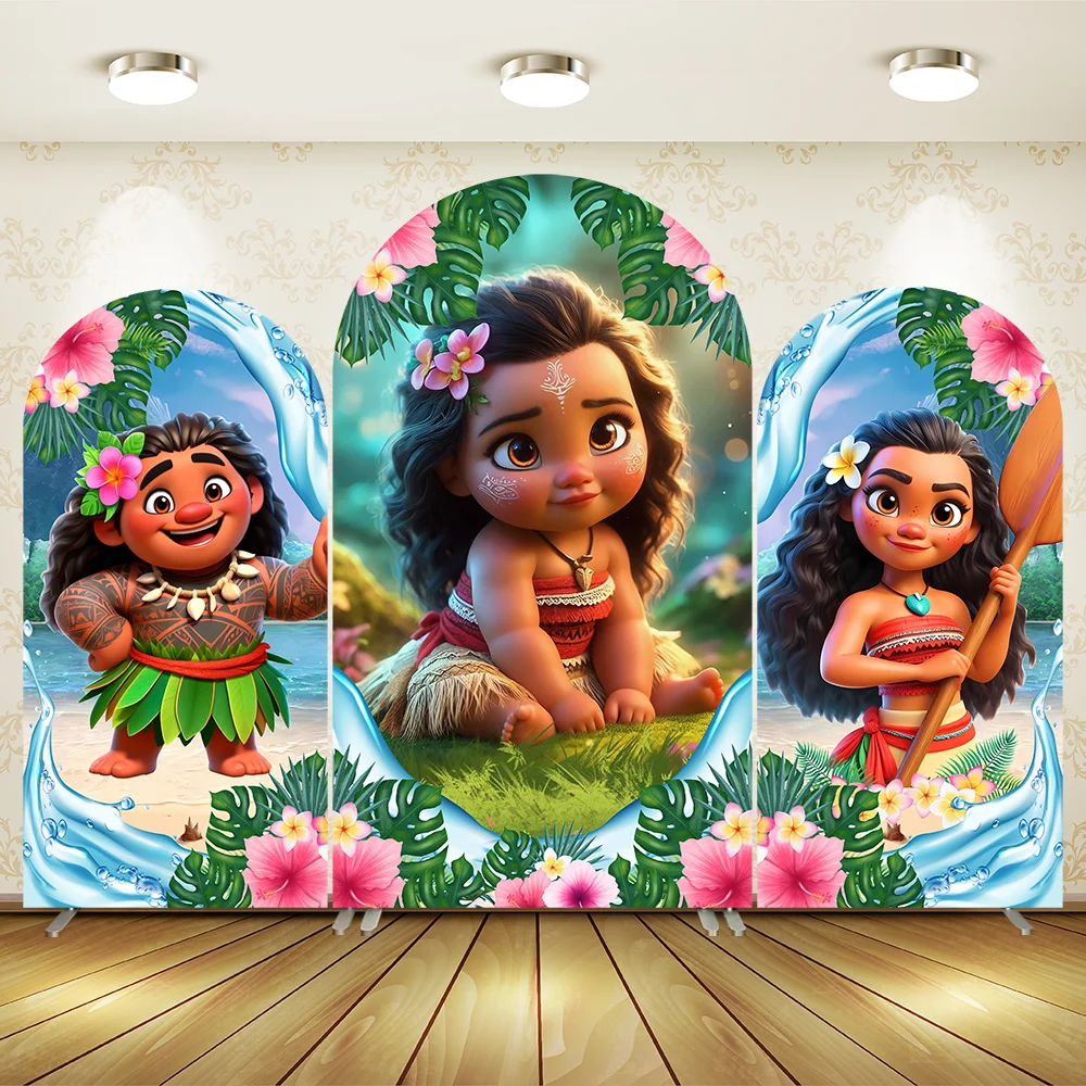 Disney Moana Baby Shower Decoration Arched Backdrop Cover Summer Aloha Maui Birthday Arch Wall Background Cake Table Banner
Disney Moana Baby Shower Decoration Arched Backdrop Cover Summer Aloha Maui Birthday Arch Wall Background Cake Table Banner