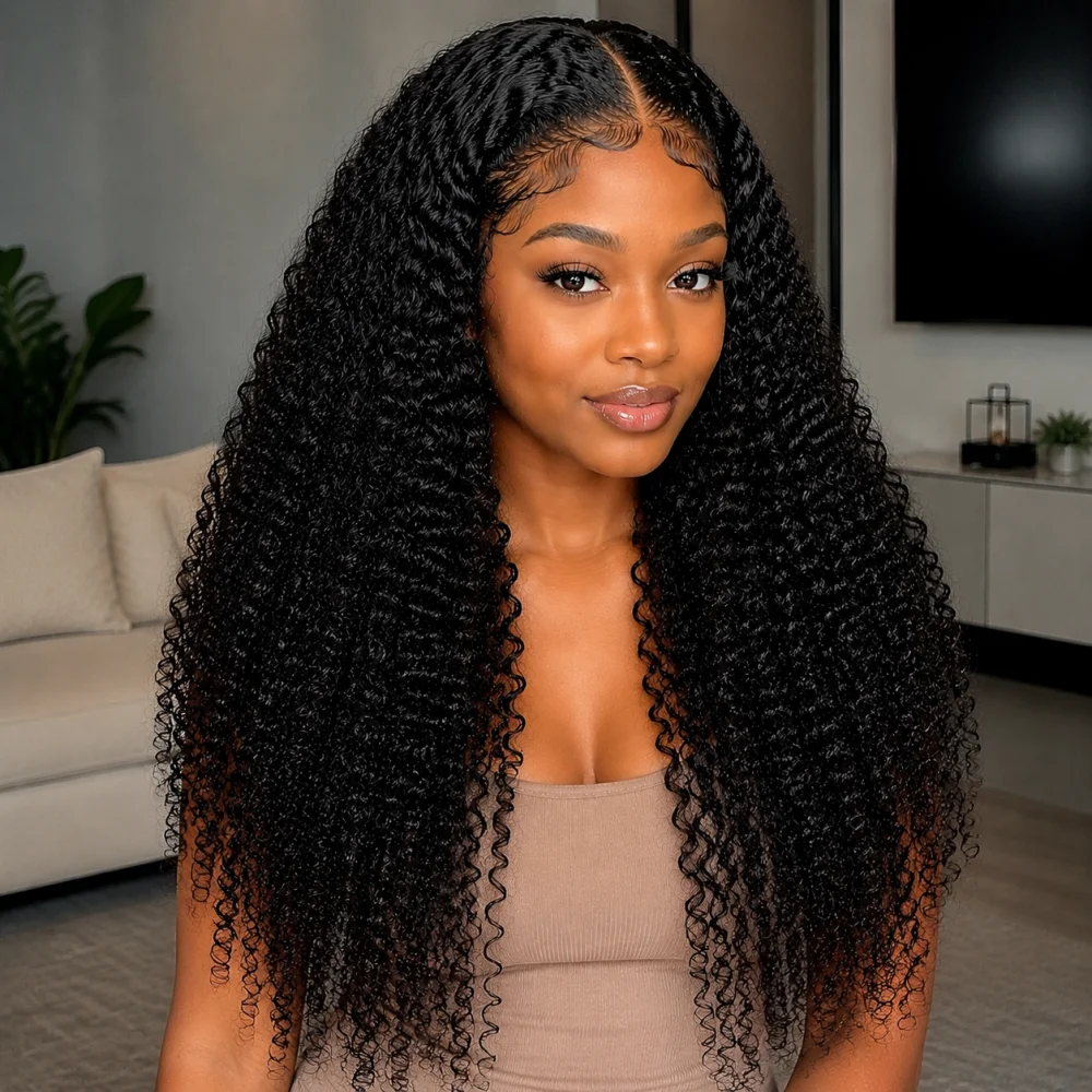 Glueless Burmese Curly Half Wig 3 IN 1 Half Wigs With Drawstring Clip Ins Flip Over Deep Curly Human Hair Long Natural Style
Glueless Burmese Curly Half Wig 3 IN 1 Half Wigs With Drawstring Clip Ins Flip Over Deep Curly Human Hair Long Natural Style