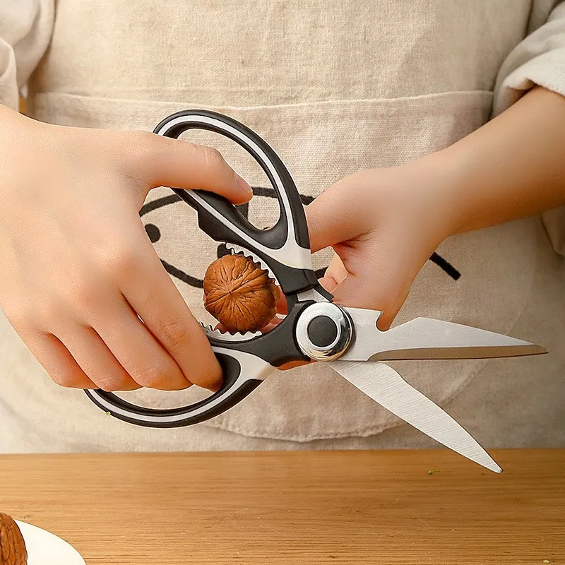 Kitchen Scissors Stainless Steel Fish Scissors Chicken Cutter Vegetable Shears Clean Kitchen Cook Scissors Knife
Kitchen Scissors Stainless Steel Fish Scissors Chicken Cutter Vegetable Shears Clean Kitchen Cook Scissors Knife