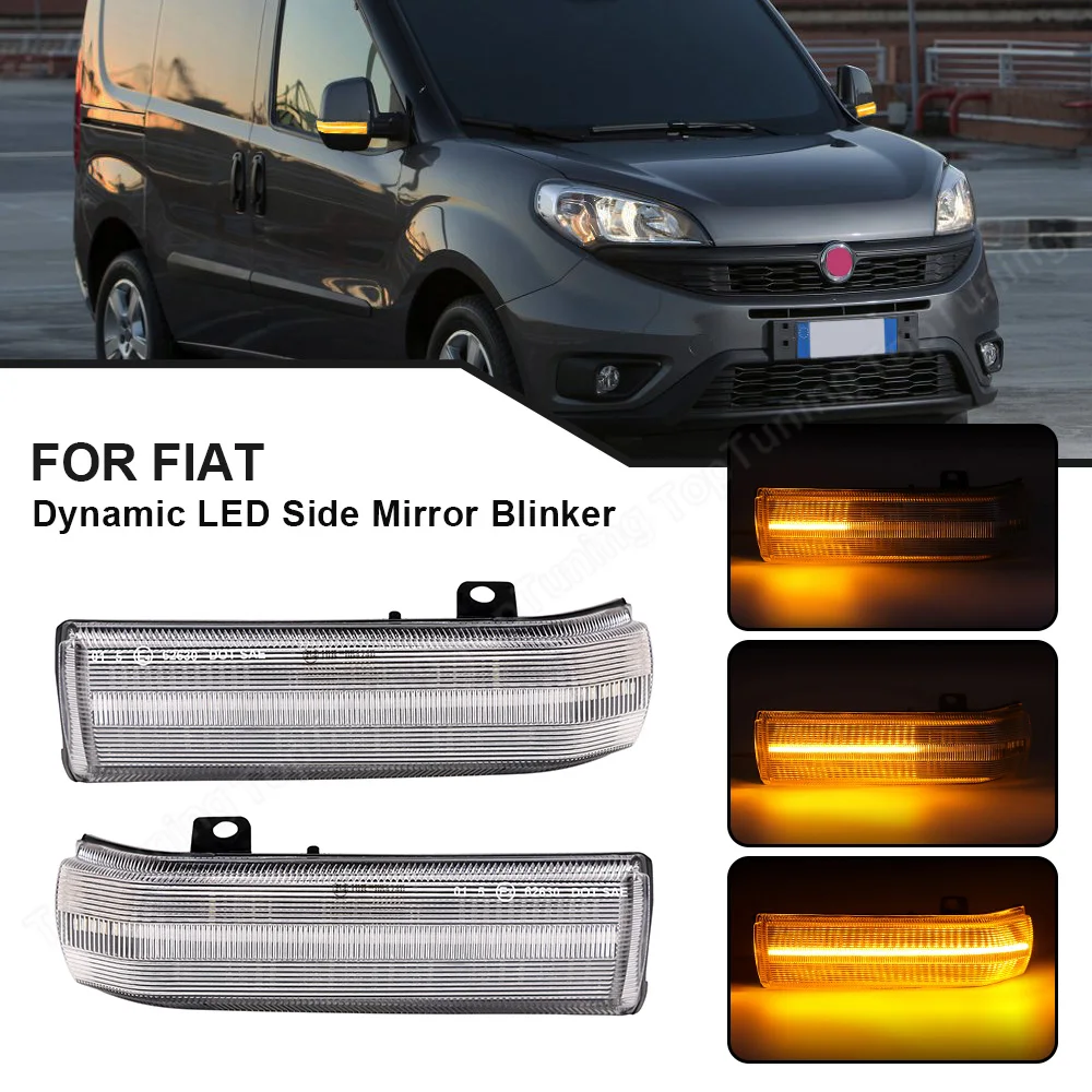 2Pcs For Fiat Doblo 2010-2021 For Opel Combo D 2012-2018 Dynamic LED Side Mirror Light Turn Signal Repeater Lamp
2Pcs For Fiat Doblo 2010-2021 For Opel Combo D 2012-2018 Dynamic LED Side Mirror Light Turn Signal Repeater Lamp