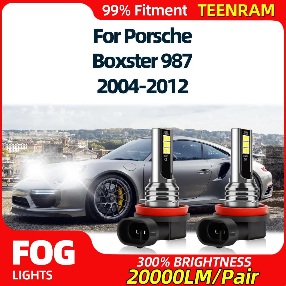 2x LED Fog Lamps Bulbs 6000K White CSP Chips Car Fog Lights 12V For Porsche Boxster 987 2004-2006 2007 2008 2009 2010 2011 2012
2x LED Fog Lamps Bulbs 6000K White CSP Chips Car Fog Lights 12V For Porsche Boxster 987 2004-2006 2007 2008 2009 2010 2011 2012