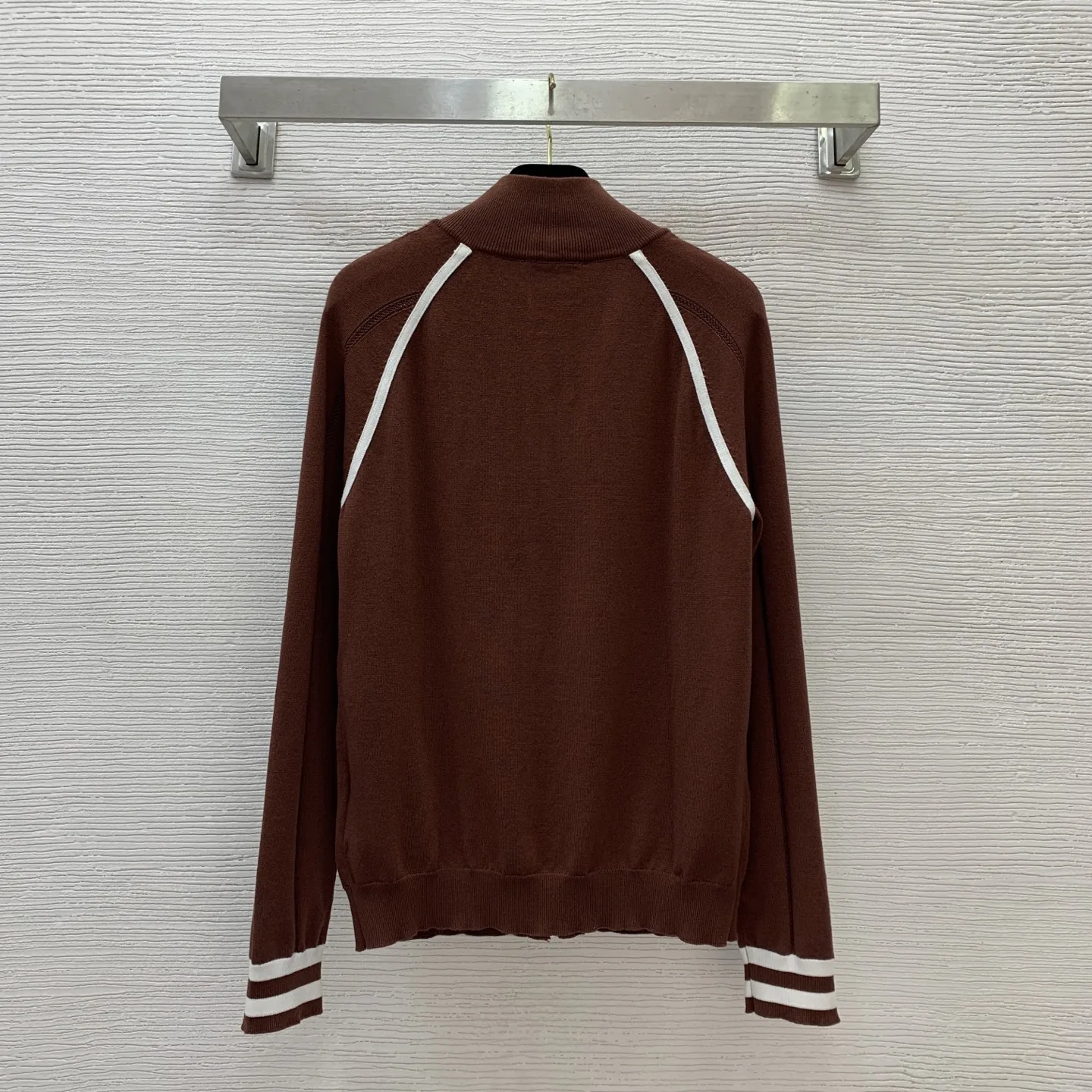 2025 Women Coat New Fall Zipper Color Collision Stripe Edge Preppy Fashion Casual Women Knit Cardigan
2025 Women Coat New Fall Zipper Color Collision Stripe Edge Preppy Fashion Casual Women Knit Cardigan