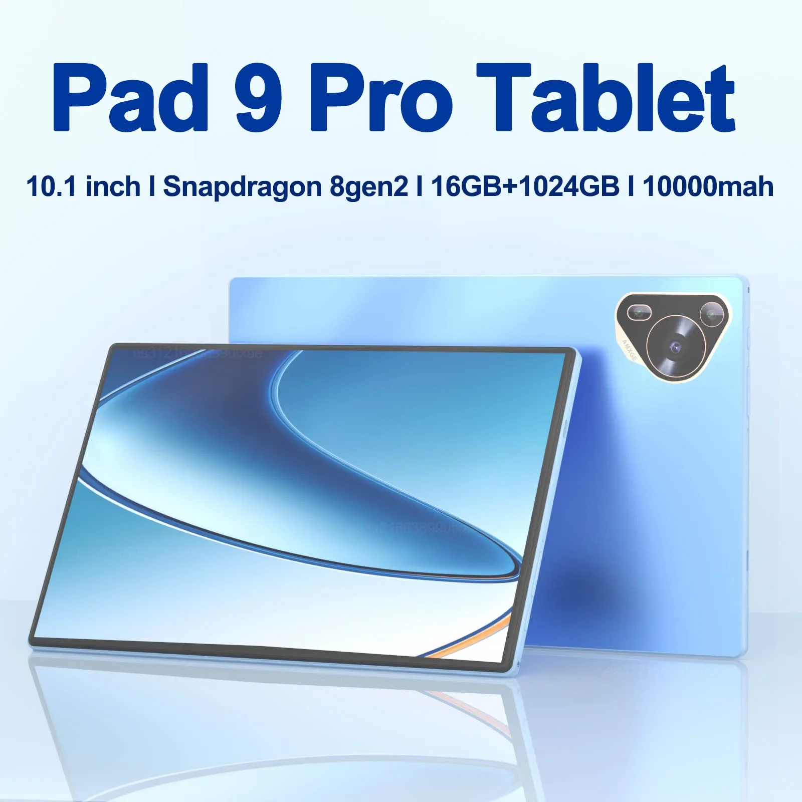 Планшет Pad 9 Pro, 10,1 дюйма, Android 13, Snapdragon 8gen2 Xioami Global, 16 ГБ + 1024 ГБ, 10000 мАч
Планшет Pad 9 Pro, 10,1 дюйма, Android 13, Snapdragon 8gen2 Xioami Global, 16 ГБ + 1024 ГБ, 10000 мАч