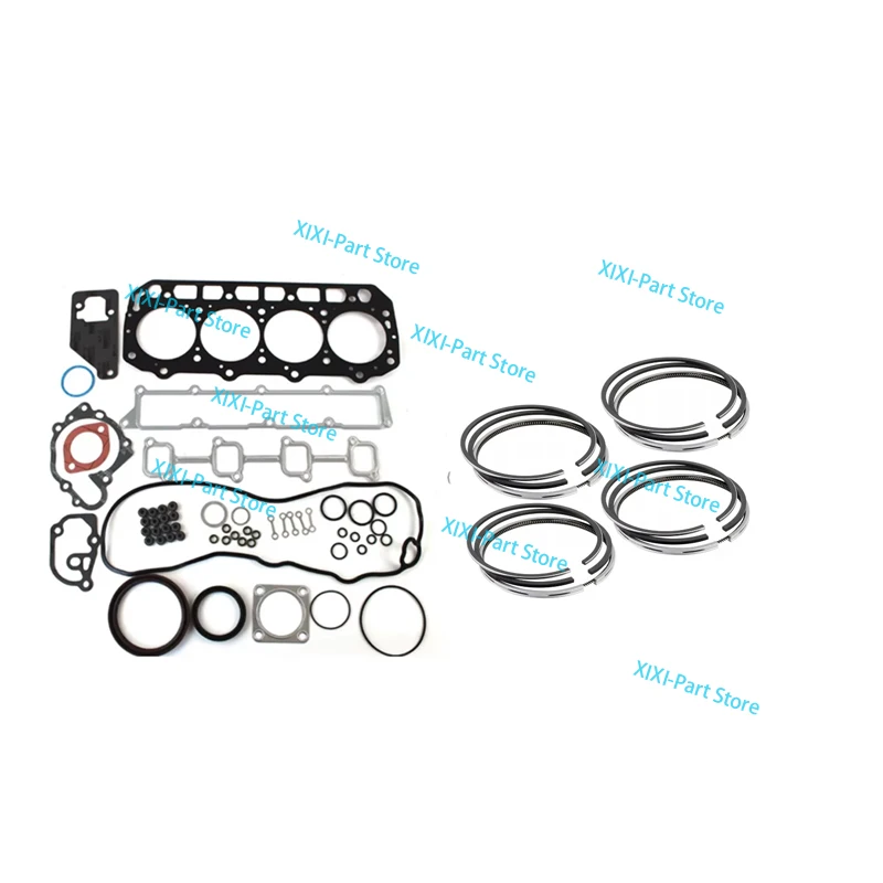 4TNV98 Piston Ring Full Gasket Kit Set 98*2HK+2+3mm For Yanmar Engine Cylinder Head Gasket Overhaul Rebuild Kit
4TNV98 Piston Ring Full Gasket Kit Set 98*2HK+2+3mm For Yanmar Engine Cylinder Head Gasket Overhaul Rebuild Kit