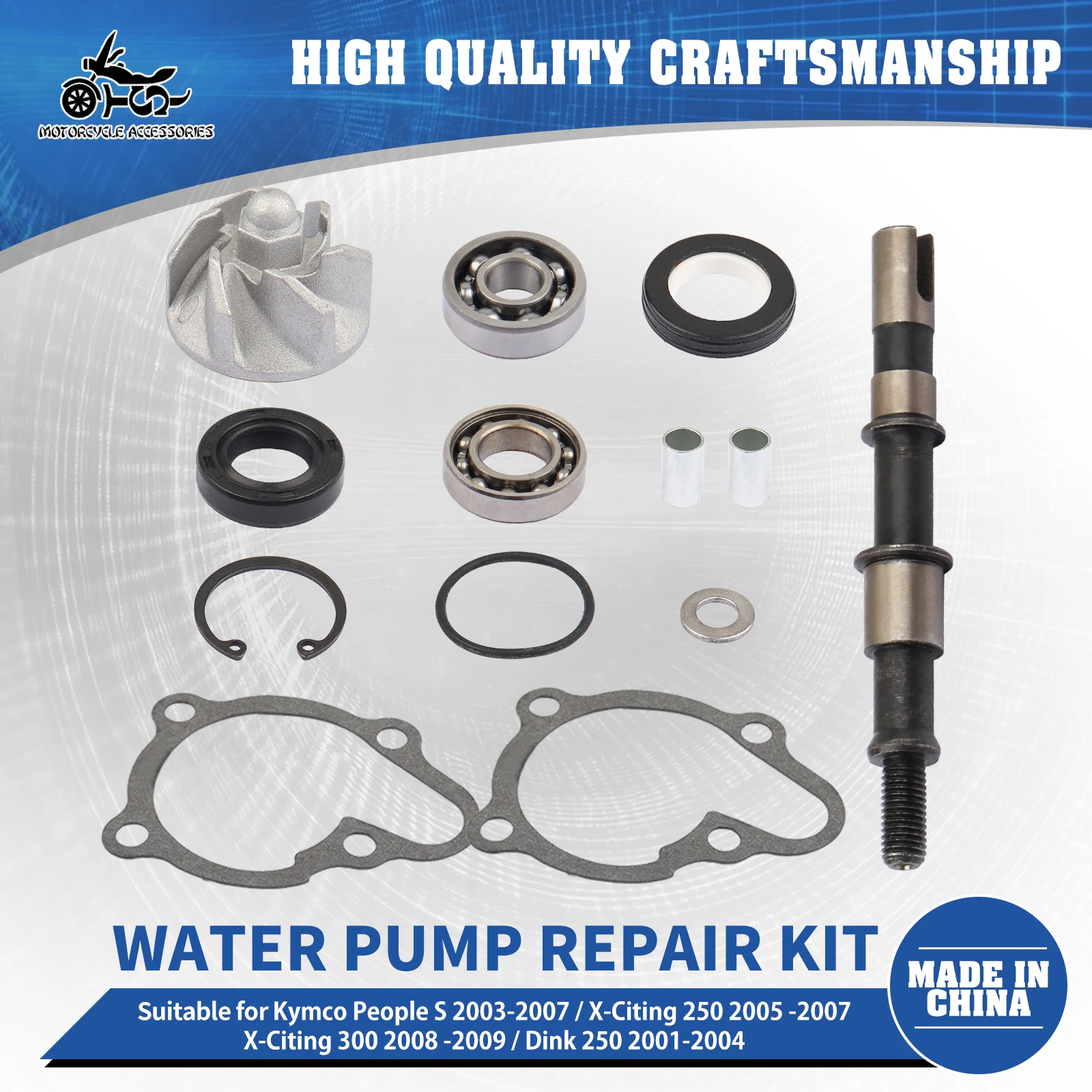 SJ Motorcycle Mxu250 Maxxer250 Water Pump Repair Kit For Kymco X-Citing People Mxu300 Maxxer 300 G-Dink 300cc 4T ATV 100110460
SJ Motorcycle Mxu250 Maxxer250 Water Pump Repair Kit For Kymco X-Citing People Mxu300 Maxxer 300 G-Dink 300cc 4T ATV 100110460