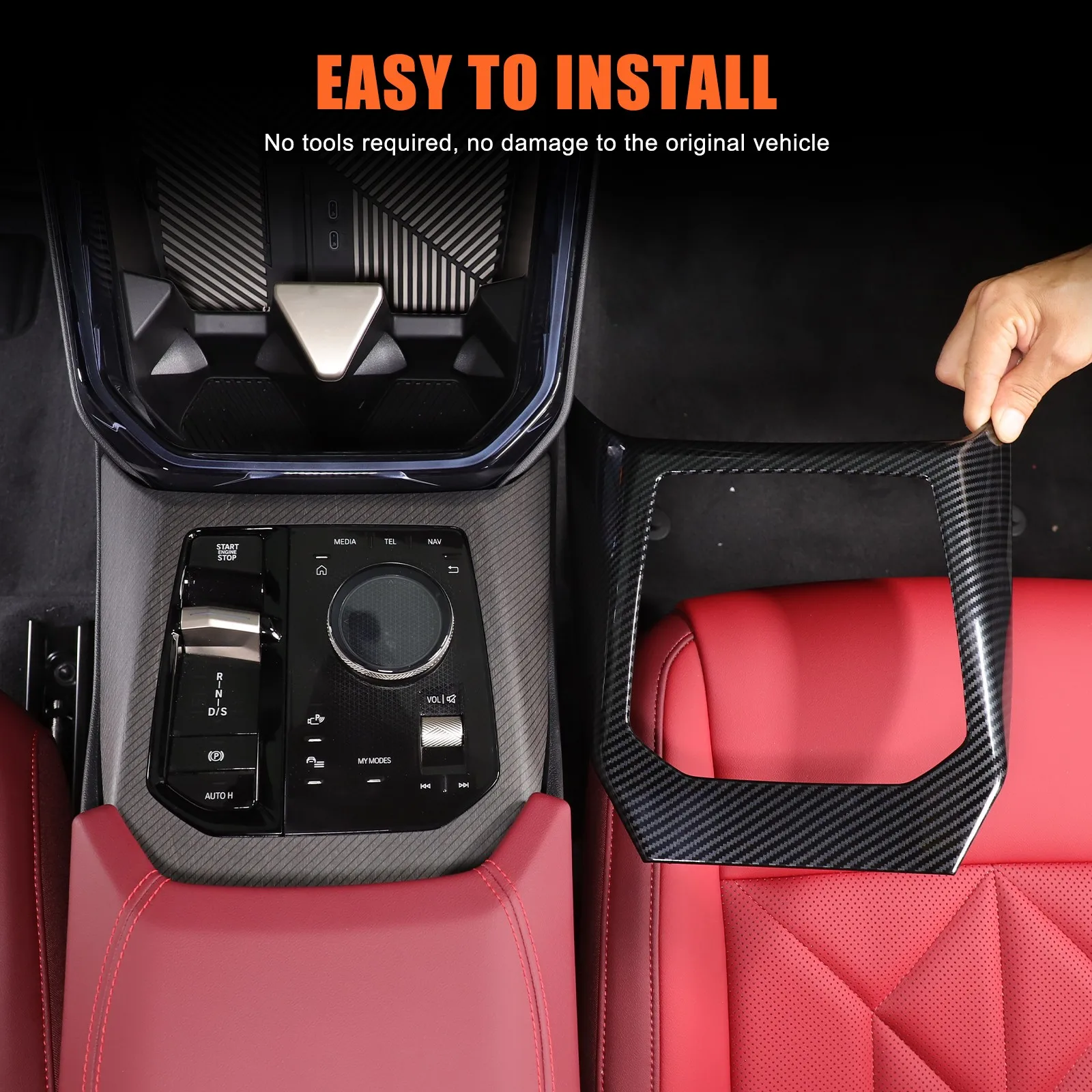 1PCS ABS Carbon Style Car Center Console Gear Frame Cover For BMW X3 G45 2025+ Gear Shifter Decorative Trim Accessories
1PCS ABS Carbon Style Car Center Console Gear Frame Cover For BMW X3 G45 2025+ Gear Shifter Decorative Trim Accessories