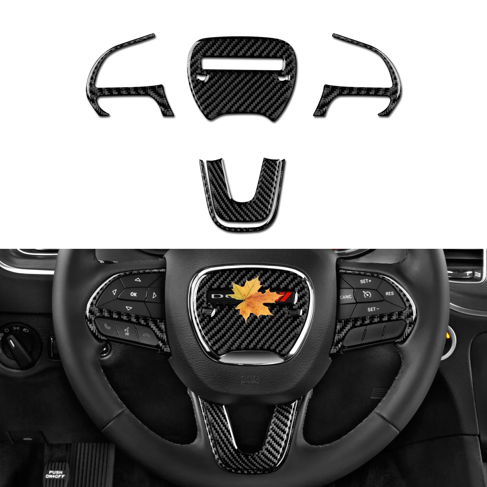 Отделка на руль автомобиля, наклейки из углеродного волокна для Dodge Charger 2021 2020 2019 2018 2017 2016 2015, аксессуары для интерьера
Отделка на руль автомобиля, наклейки из углеродного волокна для Dodge Charger 2021 2020 2019 2018 2017 2016 2015, аксессуары для интерьера