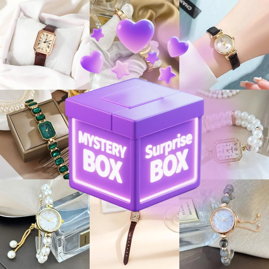 Mysterious Watch Box – Fashionable Watches, Thousands of Styles, Adjustable Size, Fashionable Surprise Gift, Mysterious Perfect Watch Blind Box
Mysterious Watch Box – Fashionable Watches, Thousands of Styles, Adjustable Size, Fashionable Surprise Gift, Mysterious Perfect Watch Blind Box
