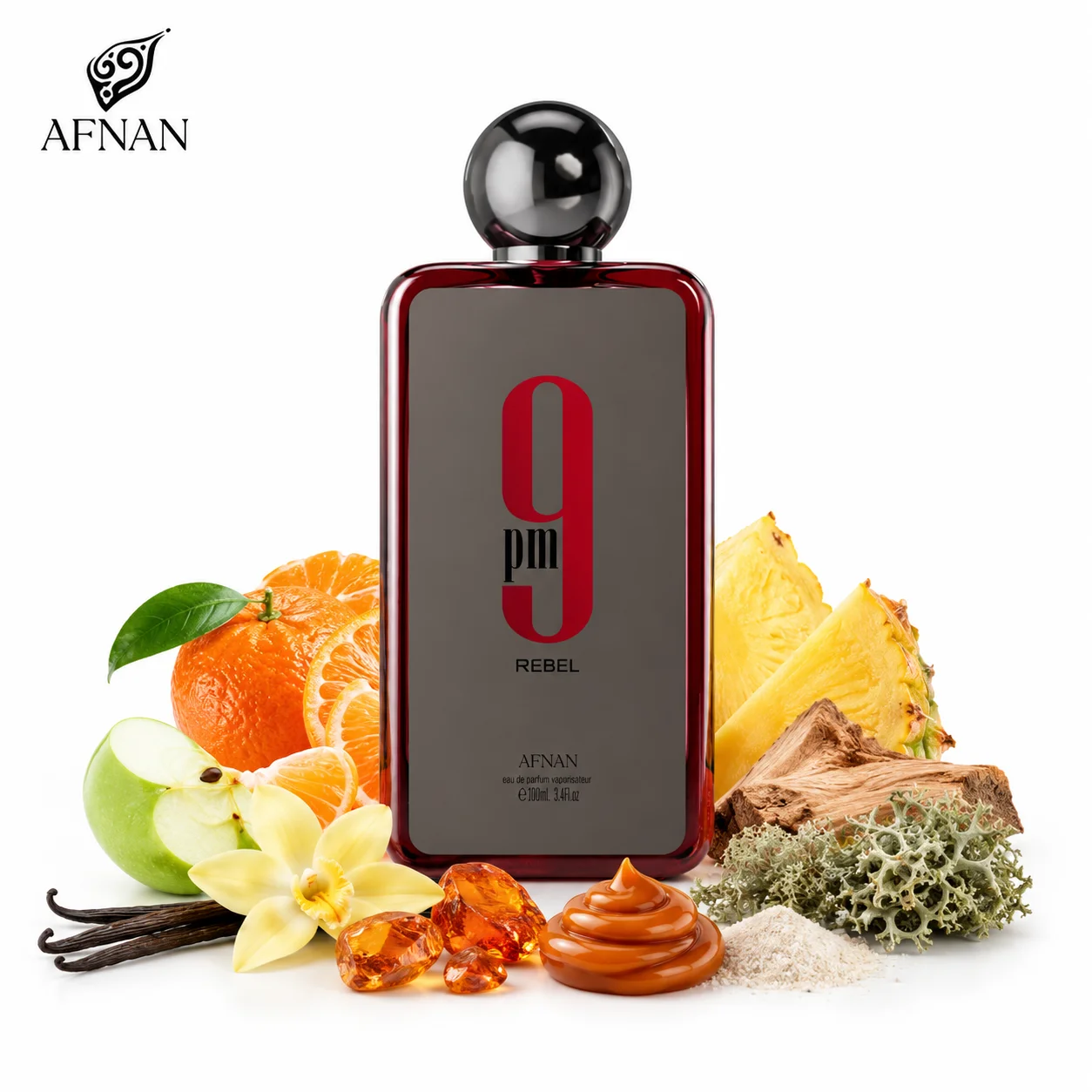 AFNAN 9PM Rebel Eau De Parfum 3.4 Fl. Oz / 100ml for Unisex Long Lasting Luxury Arabian Perfume Spray Fruity Citrus Pineapple Apple Vanilla Amber Woody Musk Fragrance Daily Wear Travel Gift
AFNAN 9PM Rebel Eau De Parfum 3.4 Fl. Oz / 100ml for Unisex Long Lasting Luxury Arabian Perfume Spray Fruity Citrus Pineapple Apple Vanilla Amber Woody Musk Fragrance Daily Wear Travel Gift