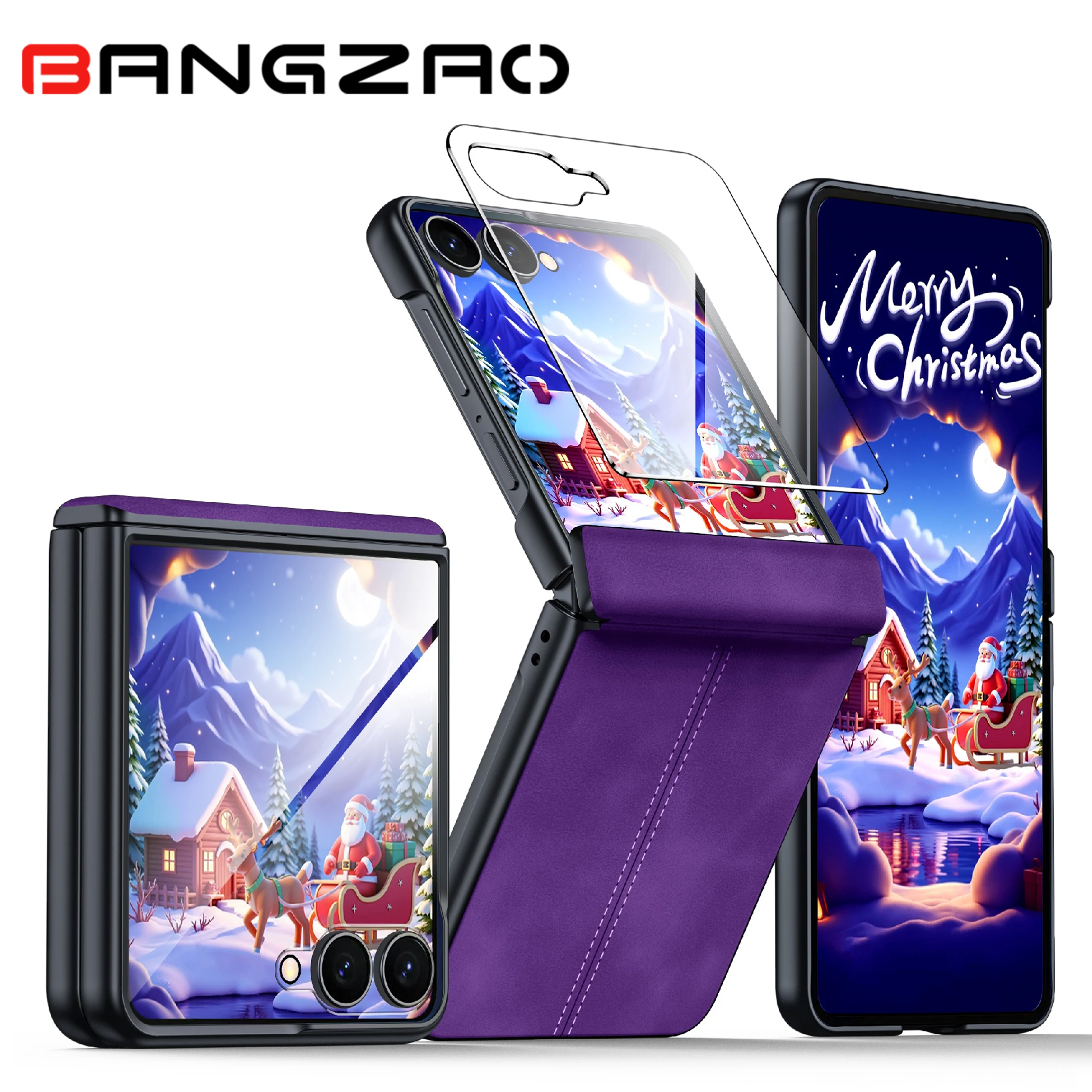 Рождественский подарок, кожаный чехол Flip 7, защита шарниров и встроенная защита экрана, противоударный чехол, беспроводная зарядка - фиолетовый
Рождественский подарок, кожаный чехол Flip 7, защита шарниров и встроенная защита экрана, противоударный чехол, беспроводная зарядка - фиолетовый