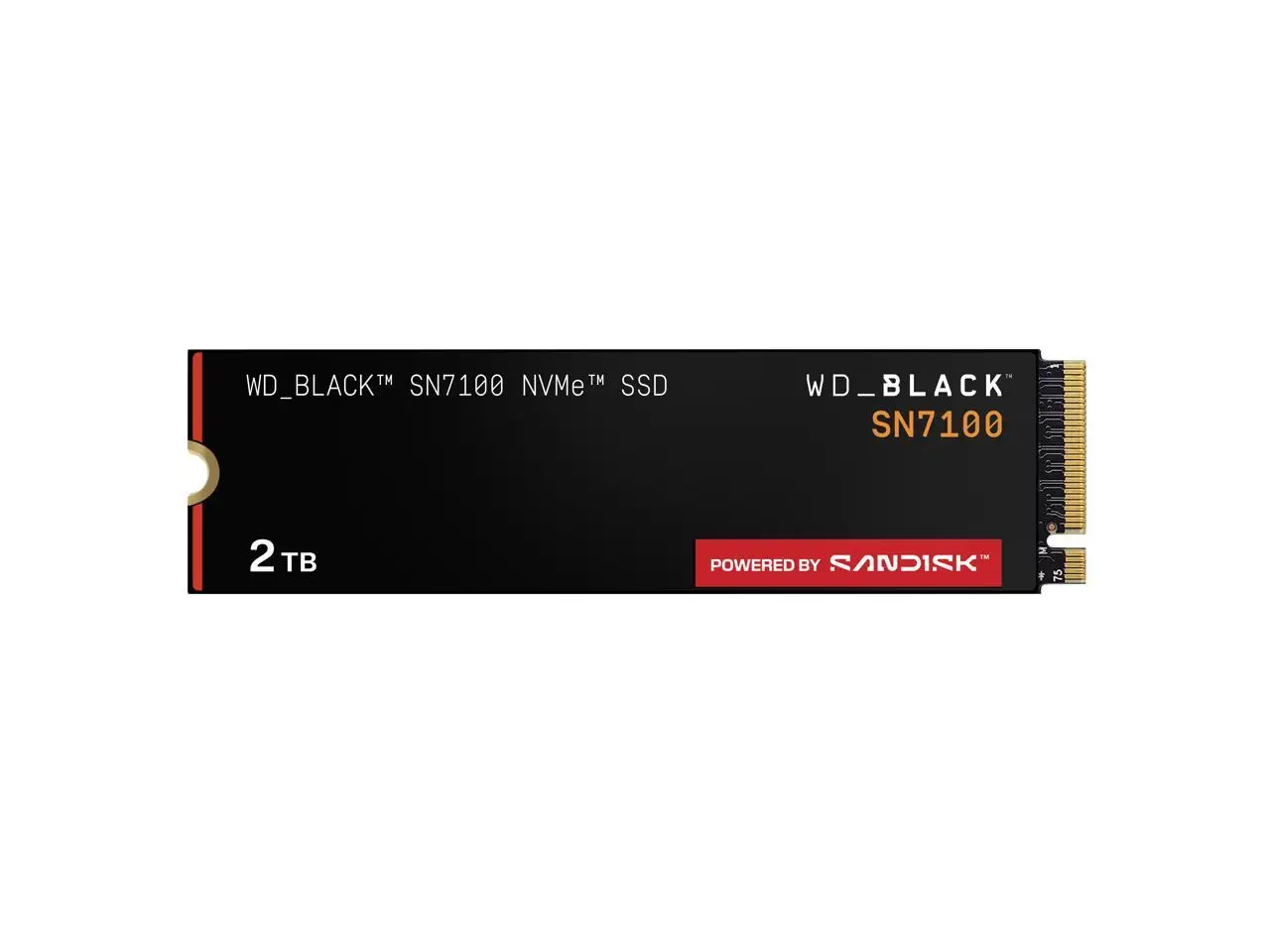 WD_BLACK SN7100 M.2 2280 2TB PCI-Express 4.0 x4 TLC 3D NAND Internal Solid State Drive (SSD) WDS200T4X0E
WD_BLACK SN7100 M.2 2280 2TB PCI-Express 4.0 x4 TLC 3D NAND Internal Solid State Drive (SSD) WDS200T4X0E