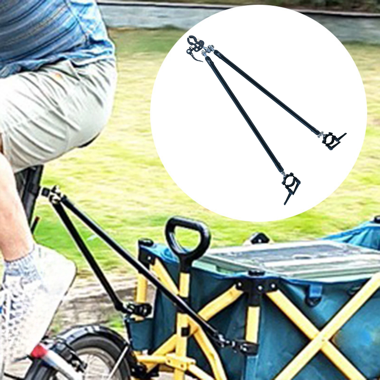 Universal Bicycle Trailer Connector Portable Folding Electric Bicycle Carrier Strap Quick Release Suitable for Trolley Camping
Universal Bicycle Trailer Connector Portable Folding Electric Bicycle Carrier Strap Quick Release Suitable for Trolley Camping