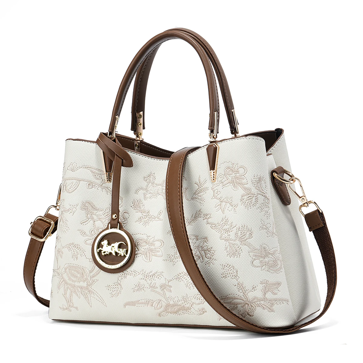 Ladies' bag, fashionable embroidered ladies' handbag, large capacity ladies' shoulder bag, casual versatile
Ladies' bag, fashionable embroidered ladies' handbag, large capacity ladies' shoulder bag, casual versatile