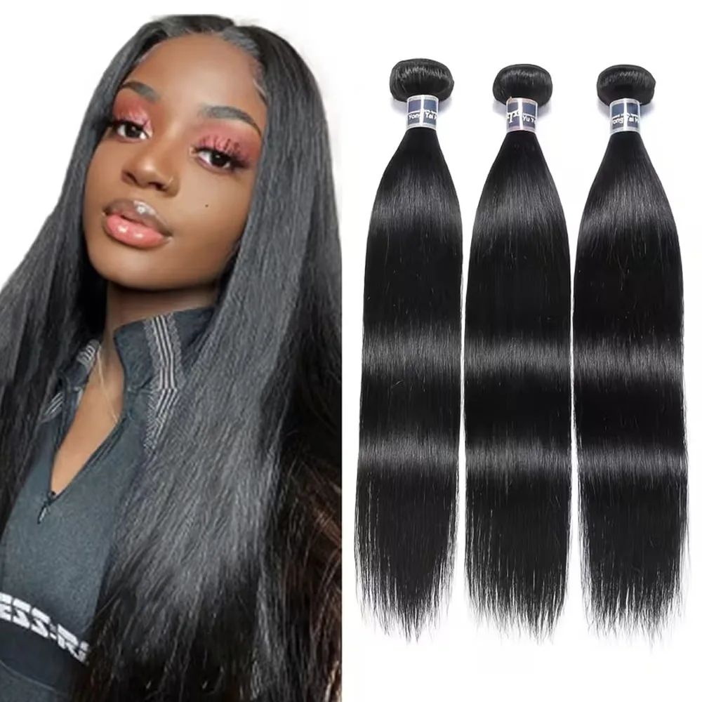Brazilian Virgin Hair Straight Weave Human Hair Bundles Double Strong Weft Hair Extensions Natural Black Can Be Dyed And Bleache
Brazilian Virgin Hair Straight Weave Human Hair Bundles Double Strong Weft Hair Extensions Natural Black Can Be Dyed And Bleache