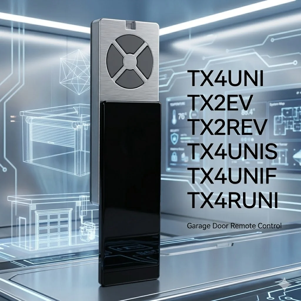 TX4UNI Compatible With TX2EV TX2REV TX4UNIS TX4UNIF TX4RUNI Garage Door Remote Control Command Transmitter Rolling Code 433MHz
TX4UNI Compatible With TX2EV TX2REV TX4UNIS TX4UNIF TX4RUNI Garage Door Remote Control Command Transmitter Rolling Code 433MHz