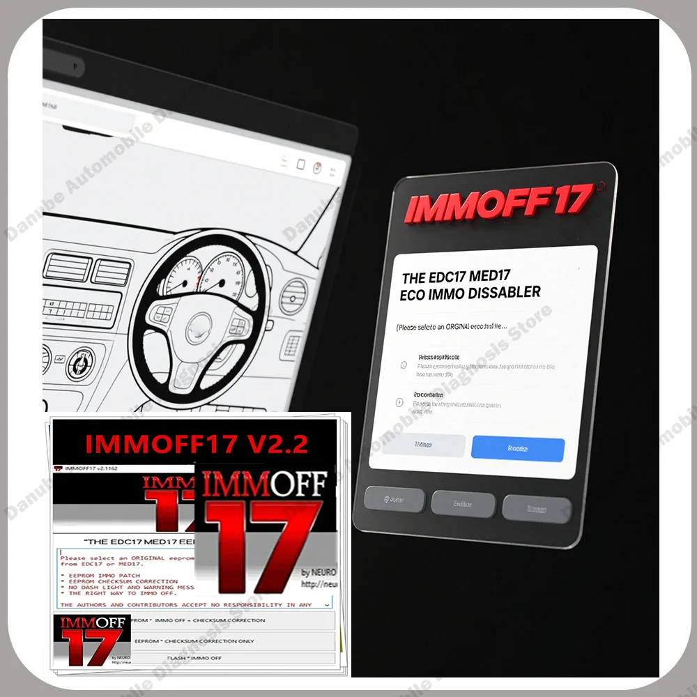 Newest Tools IMMO off IMMOFF17 Software EDC17 Keygen IMMO off ECU Program NEUROTUNING Immoff17 Disabler with Install Video Guide
Newest Tools IMMO off IMMOFF17 Software EDC17 Keygen IMMO off ECU Program NEUROTUNING Immoff17 Disabler with Install Video Guide