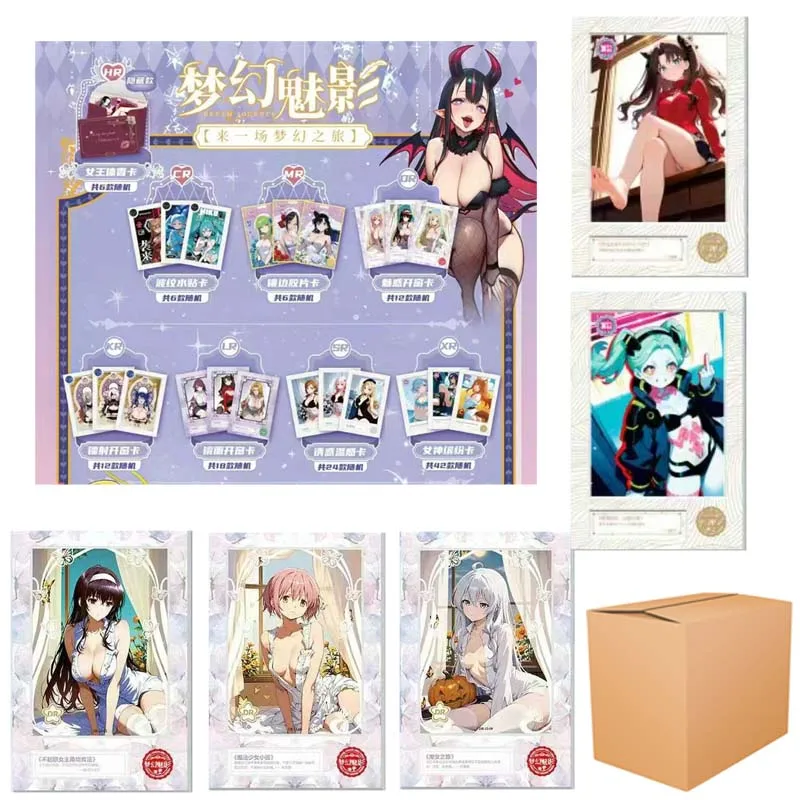 Оптовая продажа Goddess Story Collection A5 Card Booster Box Wave1 Dreamy Phantom Waifu XP KR SR Детские игральные карты Столы Игры
Оптовая продажа Goddess Story Collection A5 Card Booster Box Wave1 Dreamy Phantom Waifu XP KR SR Детские игральные карты Столы Игры