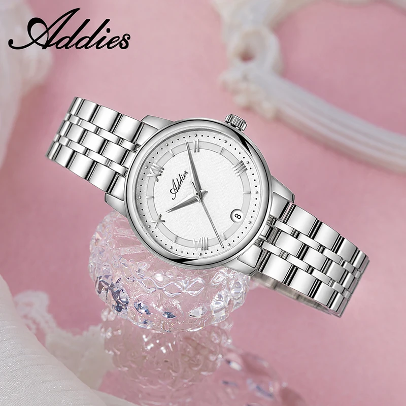 ADDIES Sapphire Crystal Woman's Wristwatch New Luxury 316L Stainless Steel Watch for Women Business Dress Watches 50m Waterproof
ADDIES Sapphire Crystal Woman's Wristwatch New Luxury 316L Stainless Steel Watch for Women Business Dress Watches 50m Waterproof