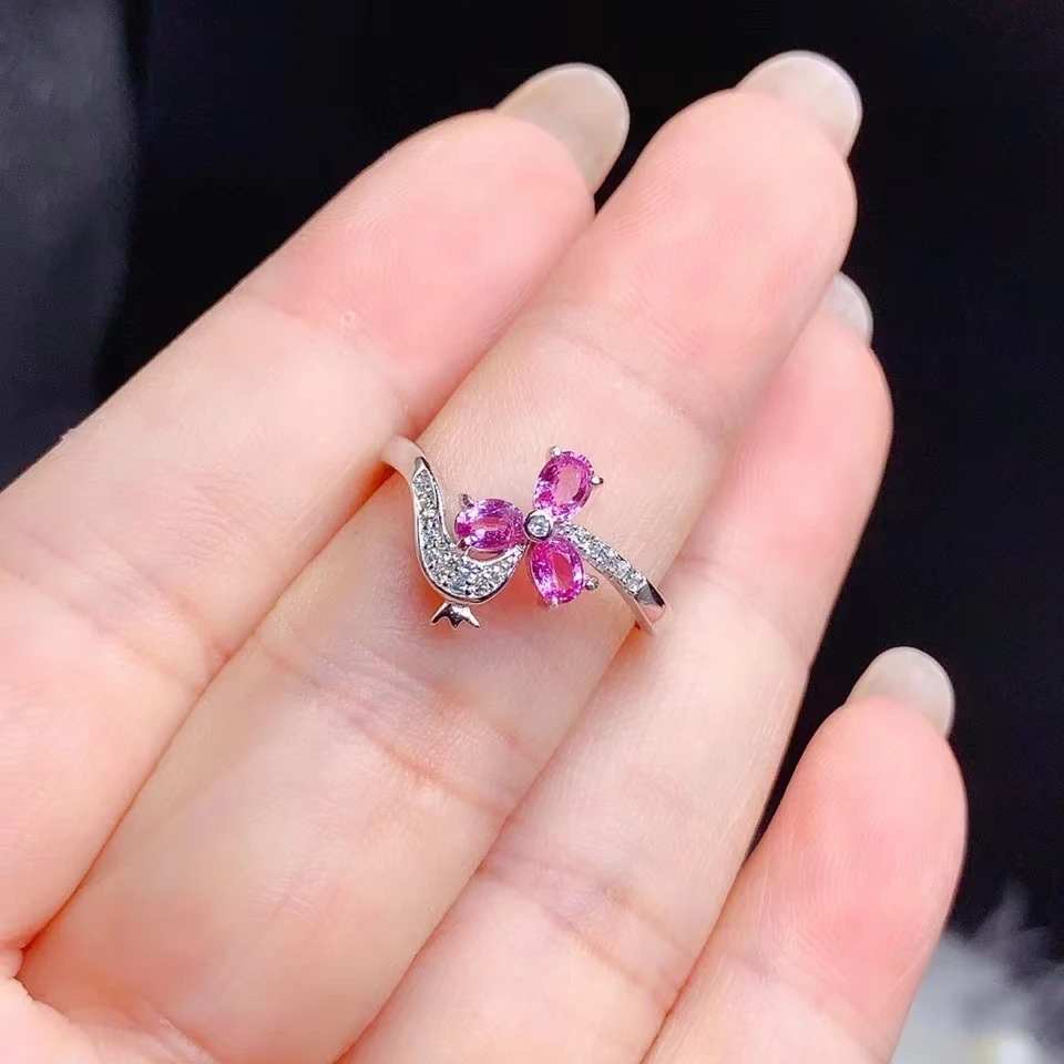 100% Natural Jewelry 925 Sterling Silver Women's Pink Sapphire Ring Party Birthday Got Engaged Marry Gift New Year Valentine's
100% Natural Jewelry 925 Sterling Silver Women's Pink Sapphire Ring Party Birthday Got Engaged Marry Gift New Year Valentine's