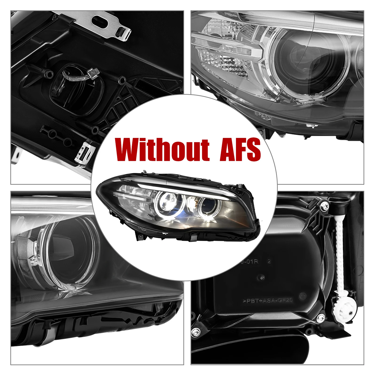 2014-2017 Xenon Without AFS Headlight For BMW 5 Series F10/F18 HID Headlamp Right Side Direct Replacement Elaborate Design
2014-2017 Xenon Without AFS Headlight For BMW 5 Series F10/F18 HID Headlamp Right Side Direct Replacement Elaborate Design