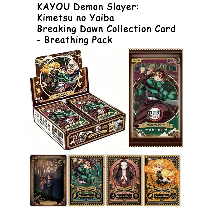 KAYOU Demon Slayer Breaking Dawn Collection Card-Breathing Pack Chinese Version Nezuko Collectible Cards For Anime Fans
KAYOU Demon Slayer Breaking Dawn Collection Card-Breathing Pack Chinese Version Nezuko Collectible Cards For Anime Fans