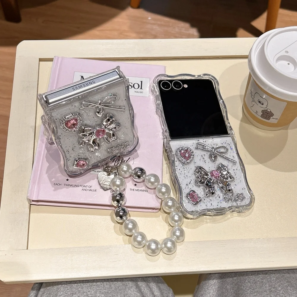 Light luxury pink diamond bow phone case, suitable for Samsung Z Flip3 4/5/6/7 Pro Max, Korea INS new shockproof protective case
Light luxury pink diamond bow phone case, suitable for Samsung Z Flip3 4/5/6/7 Pro Max, Korea INS new shockproof protective case